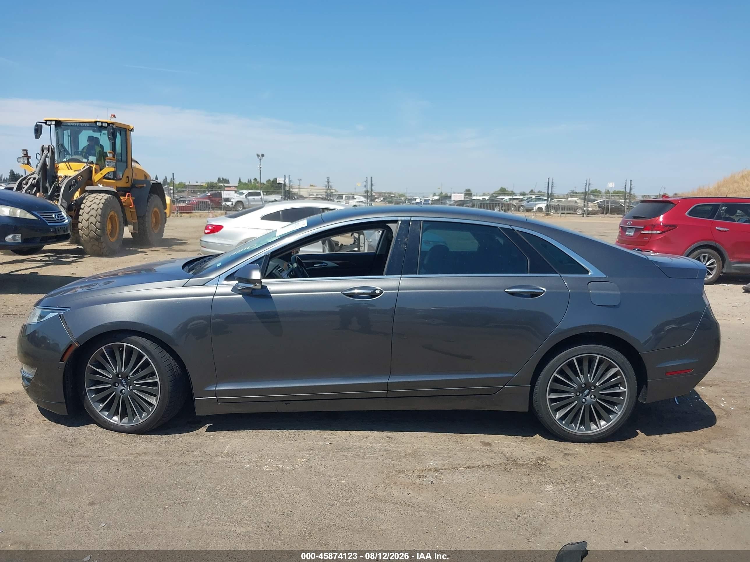2015 Lincoln Mkz Gray vin: 3LN6L2J90FR627540