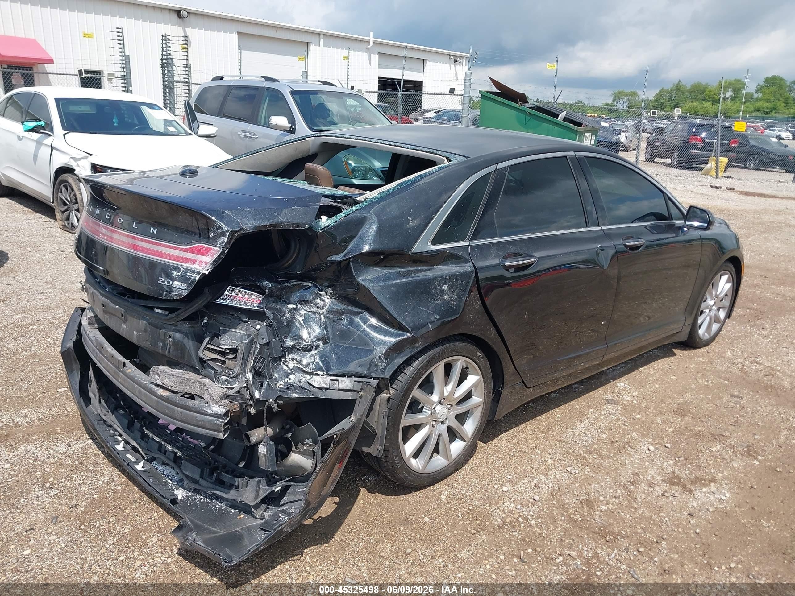 2013 Lincoln Mkz   Черный vin: 3LN6L2J91DR826352