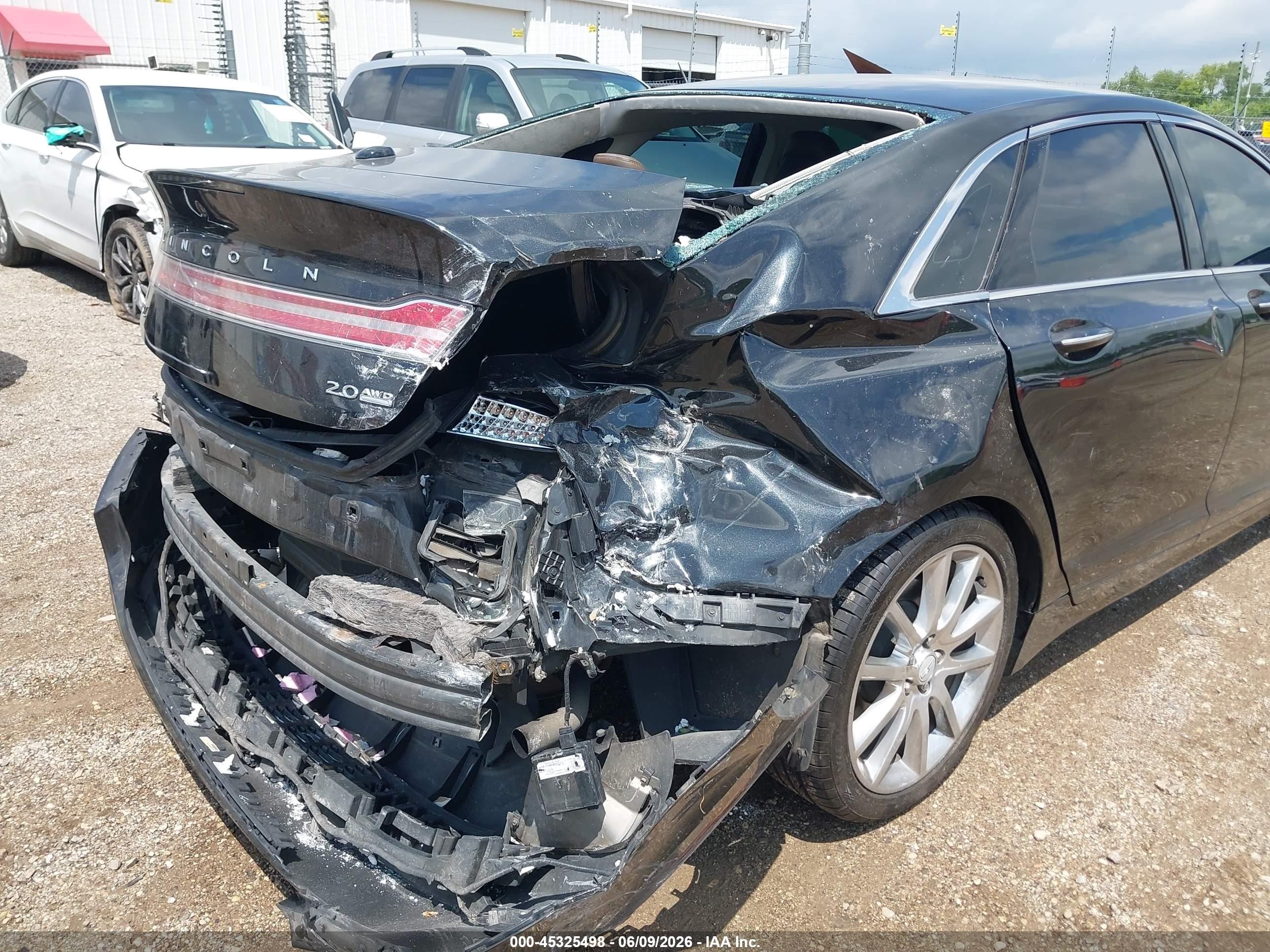 2013 Lincoln Mkz   Черный vin: 3LN6L2J91DR826352