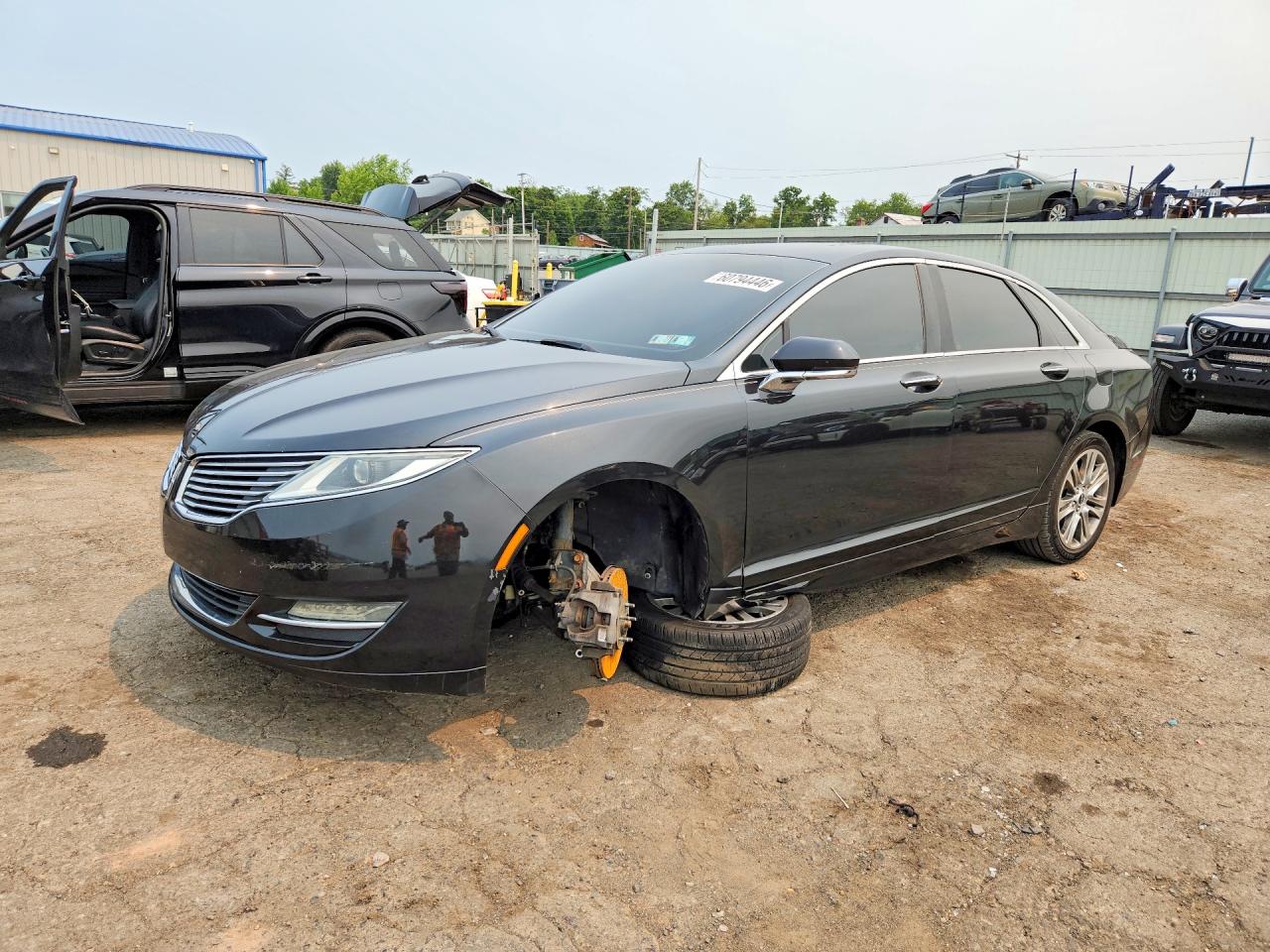 2014 Lincoln Mkz Black vin: 3LN6L2J91ER805986