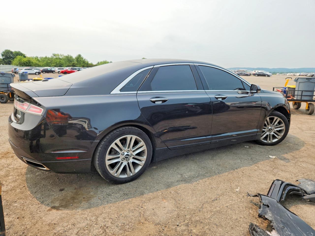 2014 Lincoln Mkz Black vin: 3LN6L2J91ER805986