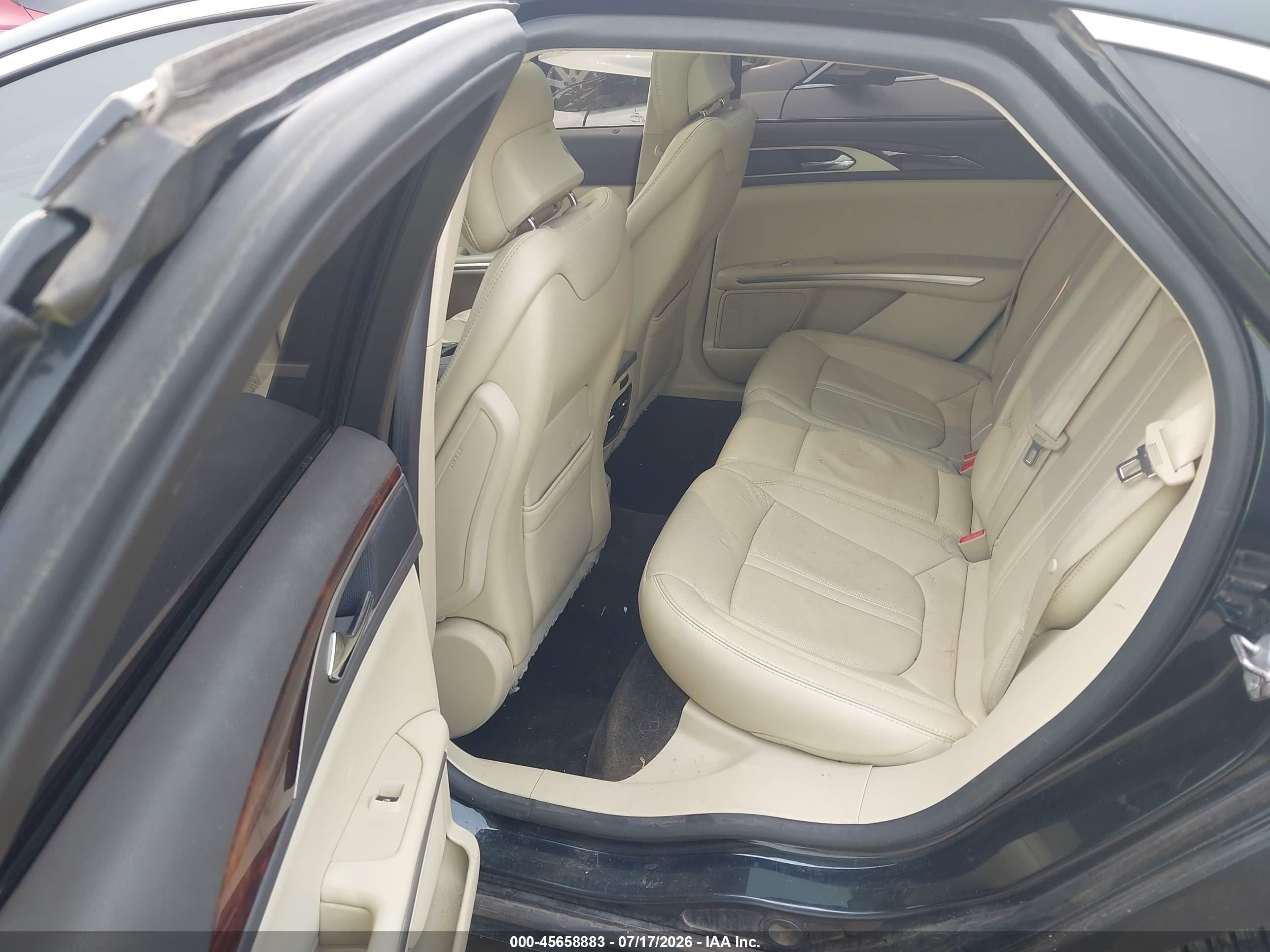 2014 Lincoln Mkz   Black vin: 3LN6L2J91ER820181