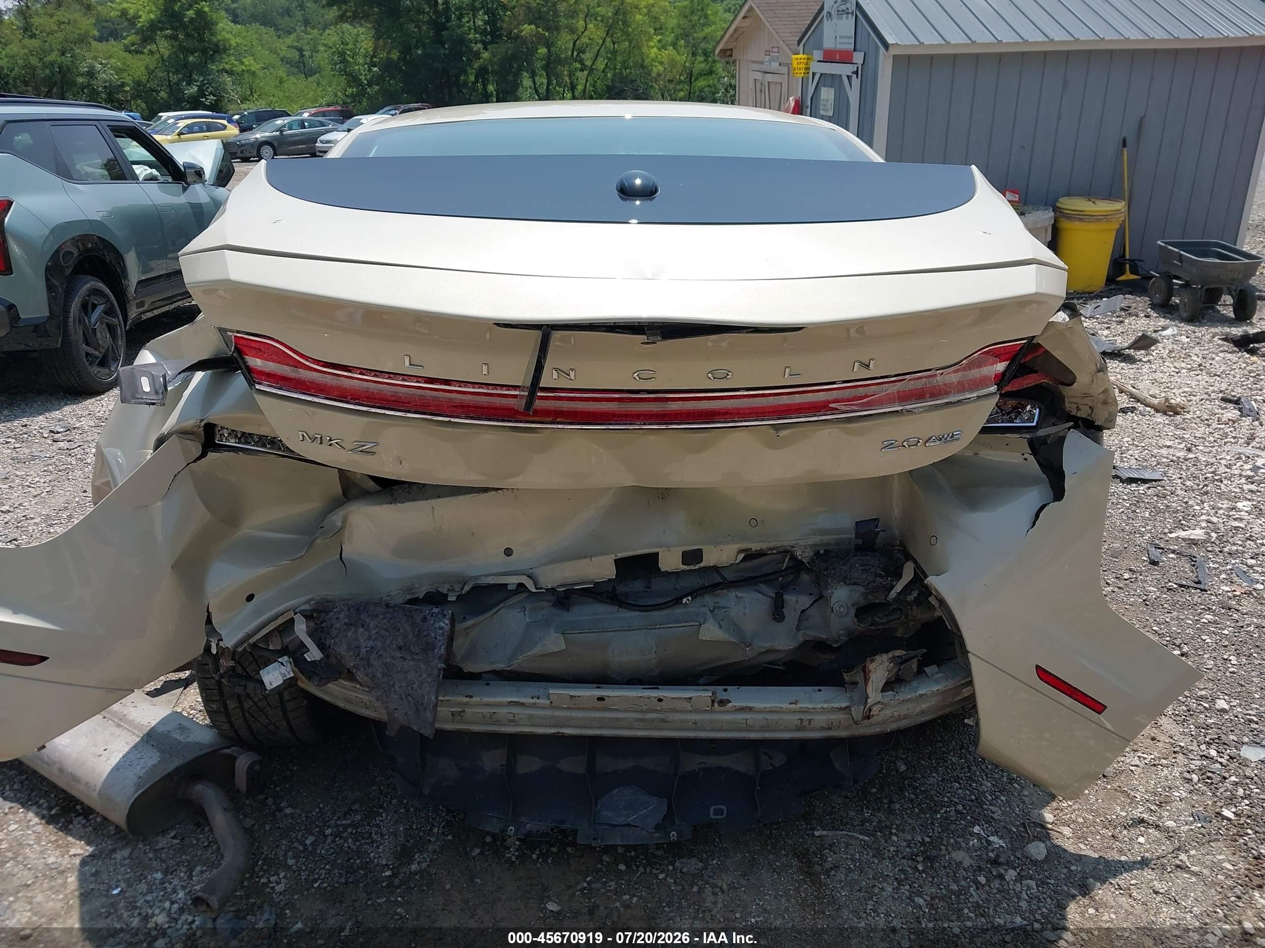 2014 Lincoln Mkz   Бежевый vin: 3LN6L2J91ER834159