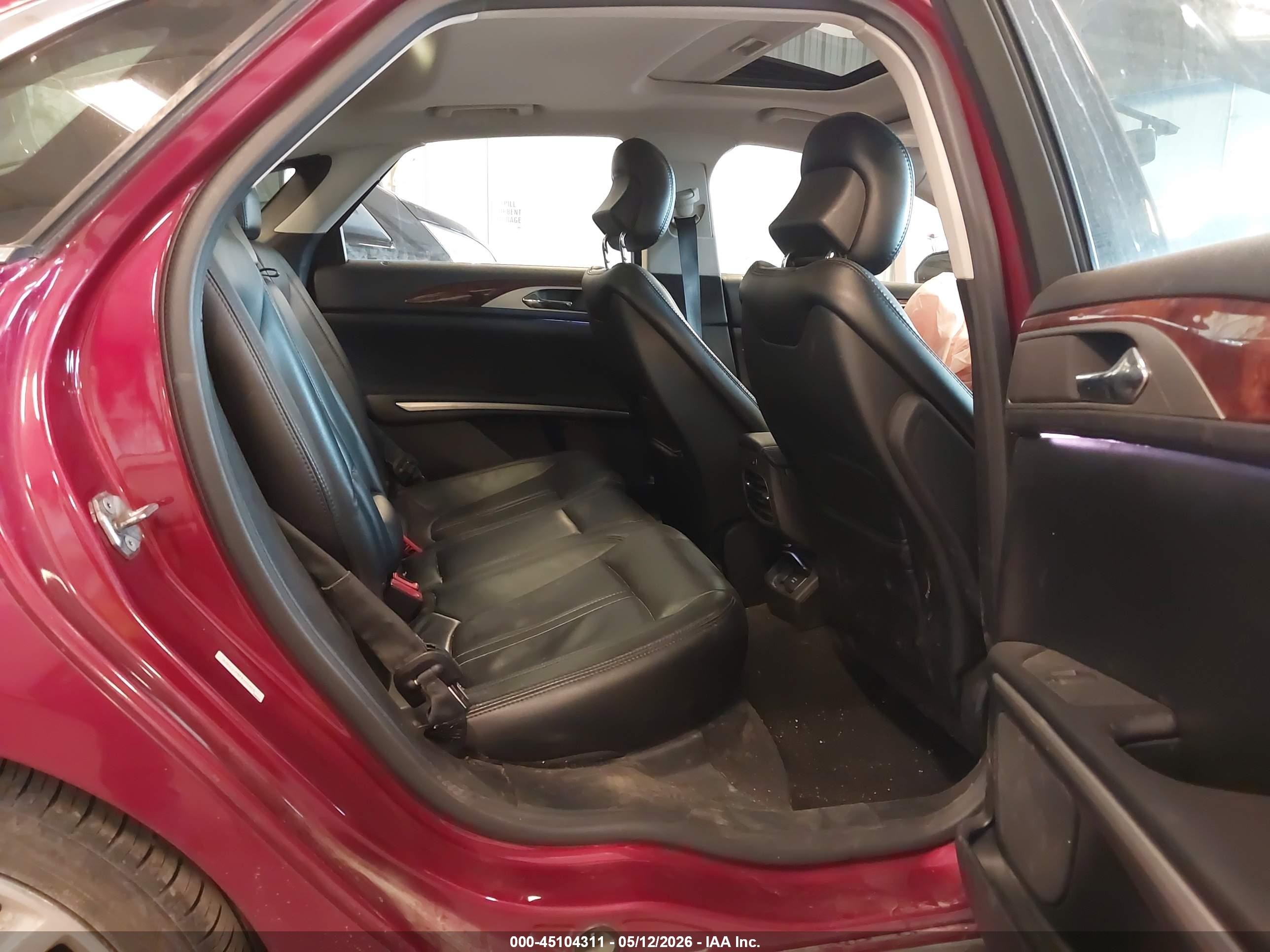 2015 Lincoln Mkz   Red vin: 3LN6L2J91FR606485