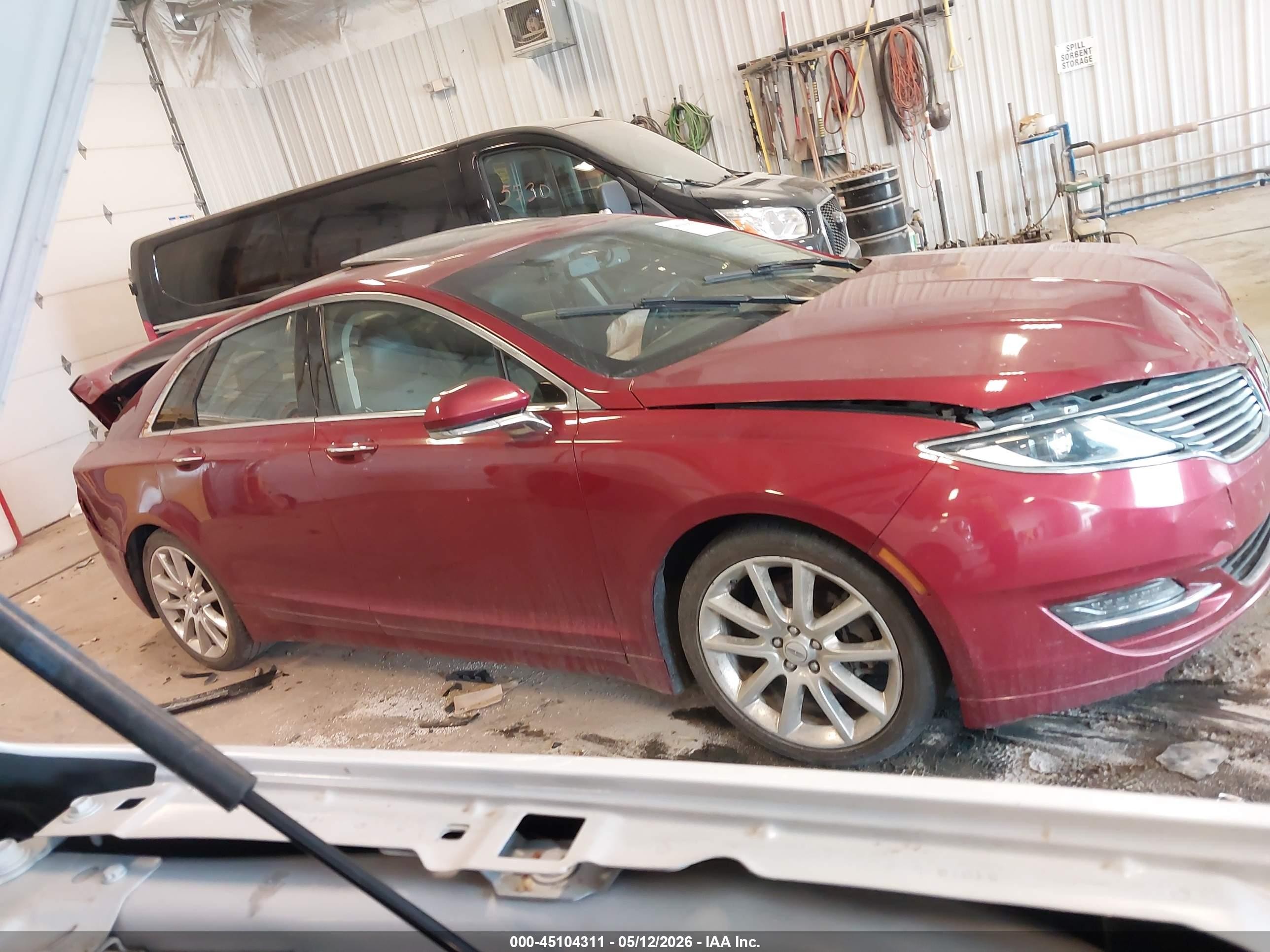 2015 Lincoln Mkz   Red vin: 3LN6L2J91FR606485