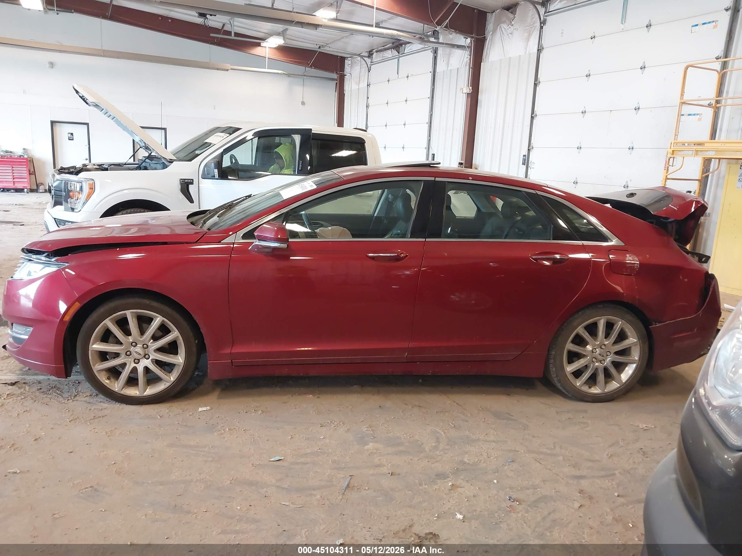 2015 Lincoln Mkz   Red vin: 3LN6L2J91FR606485