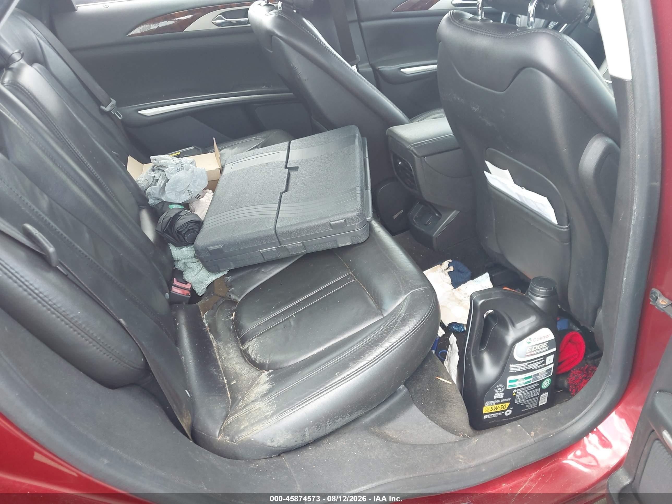 2013 Lincoln Mkz   Red vin: 3LN6L2J92DR807180