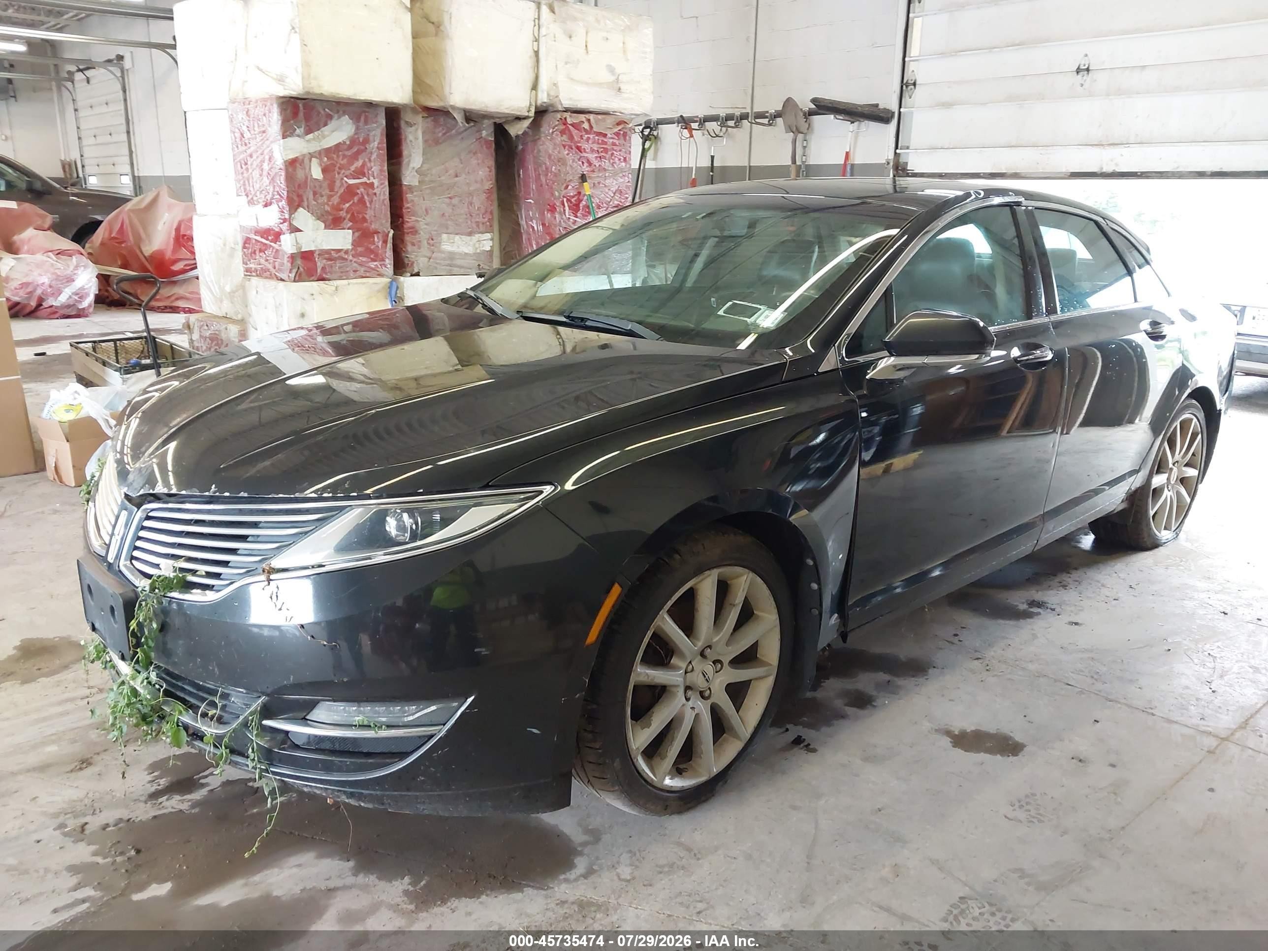 2013 Lincoln Mkz Black vin: 3LN6L2J92DR815392