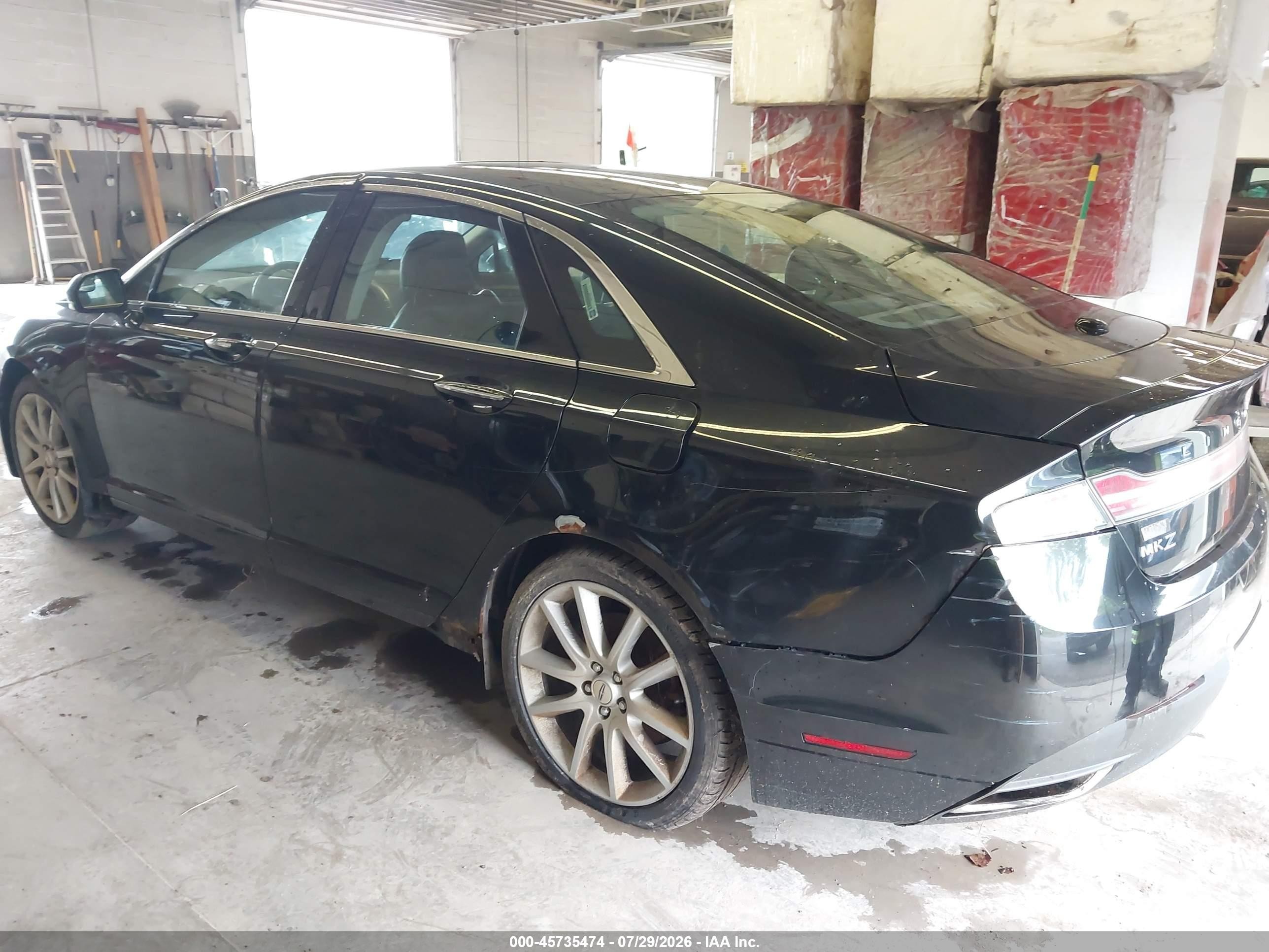 2013 Lincoln Mkz Black vin: 3LN6L2J92DR815392