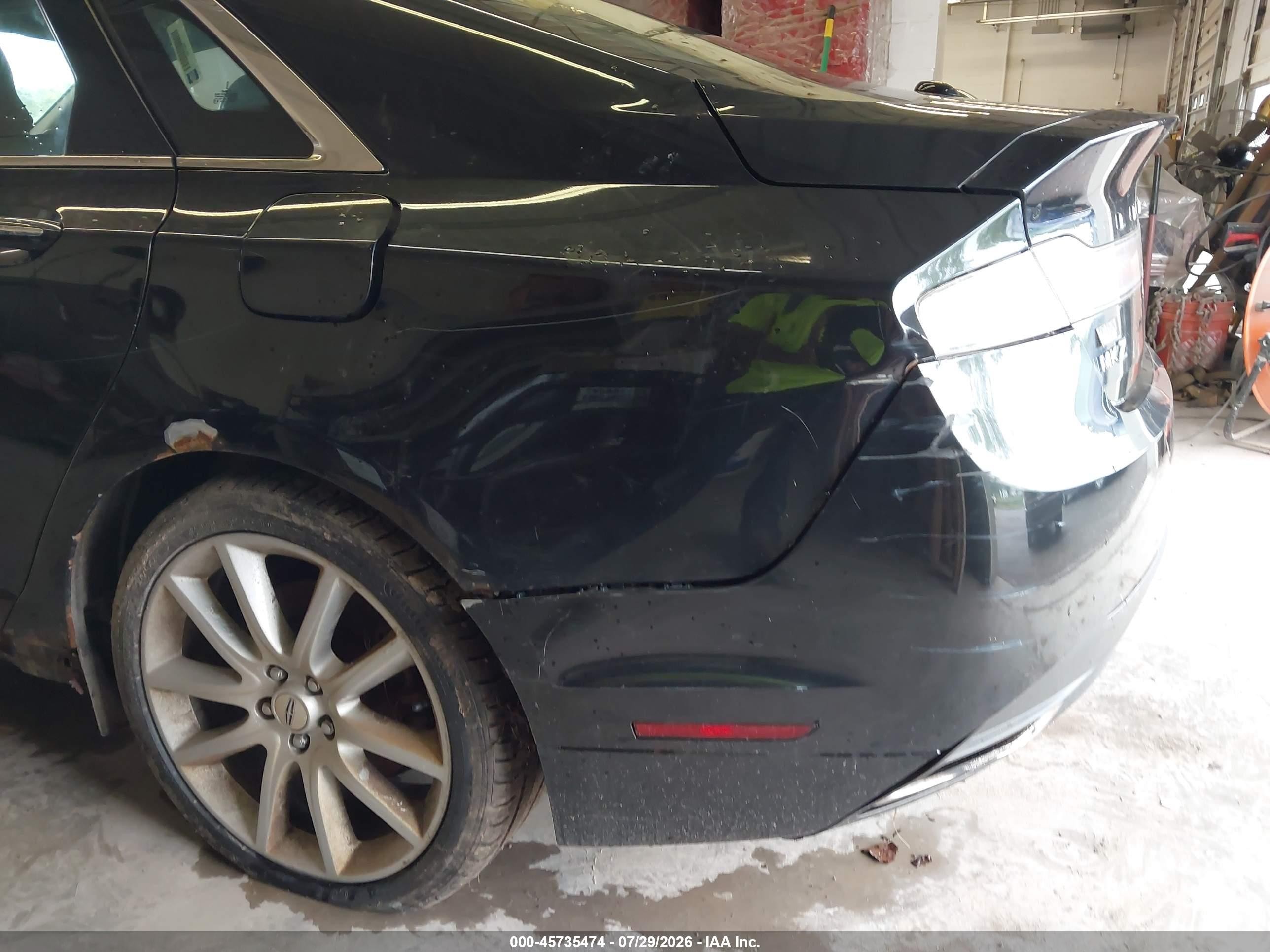 2013 Lincoln Mkz Black vin: 3LN6L2J92DR815392