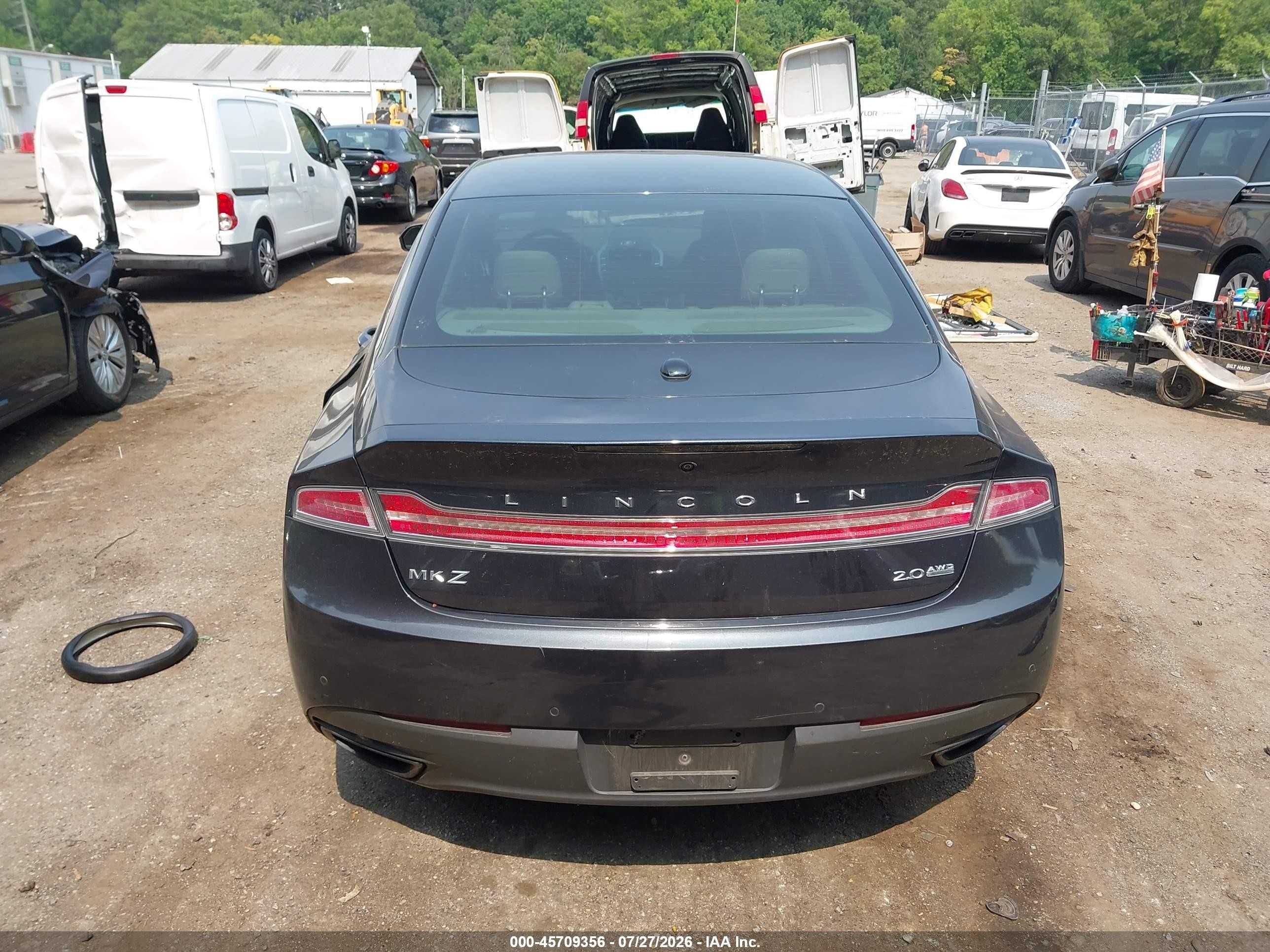 2013 Lincoln Mkz   Gray vin: 3LN6L2J92DR820401