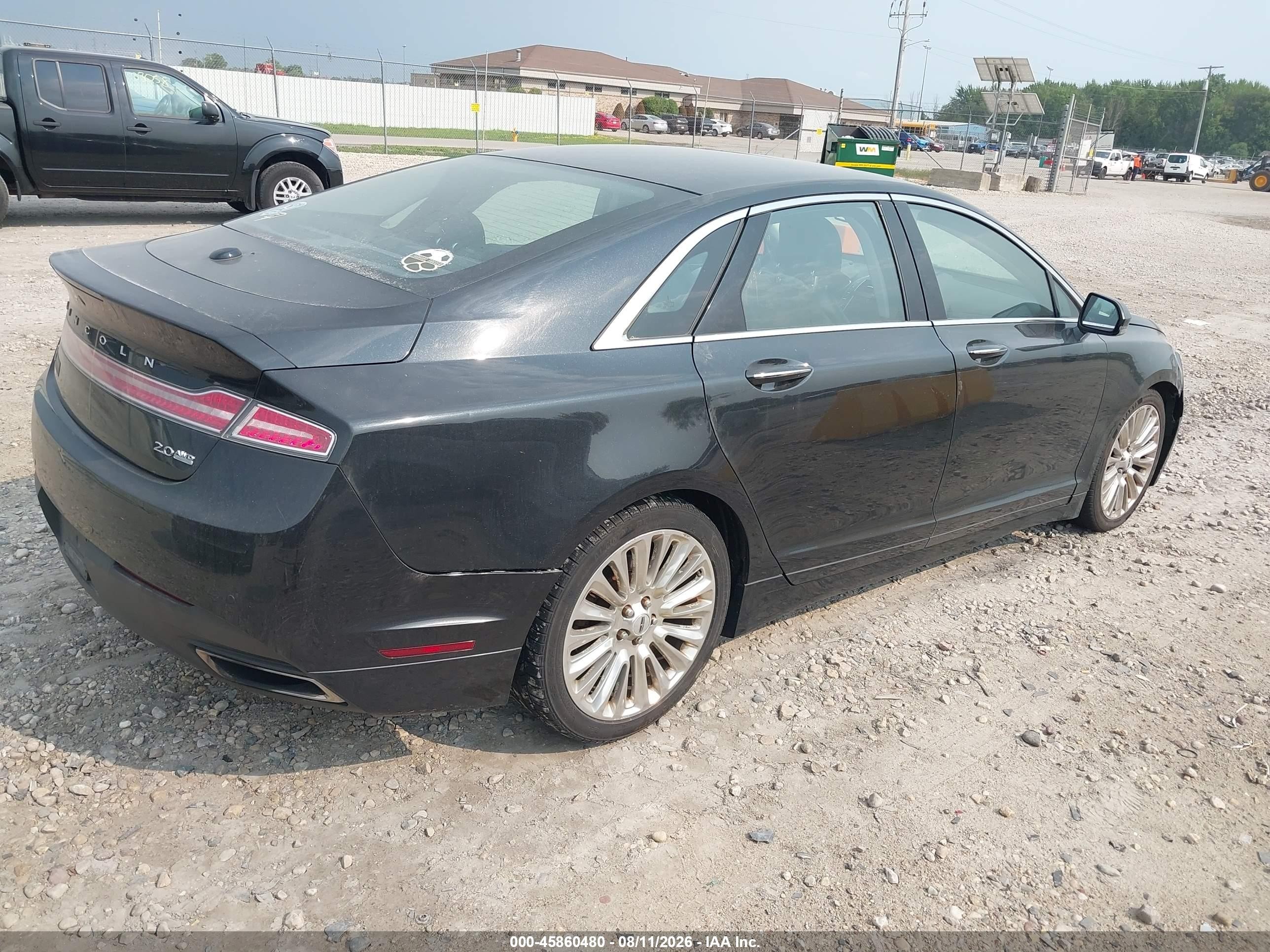 2013 Lincoln Mkz   Черный vin: 3LN6L2J92DR825842