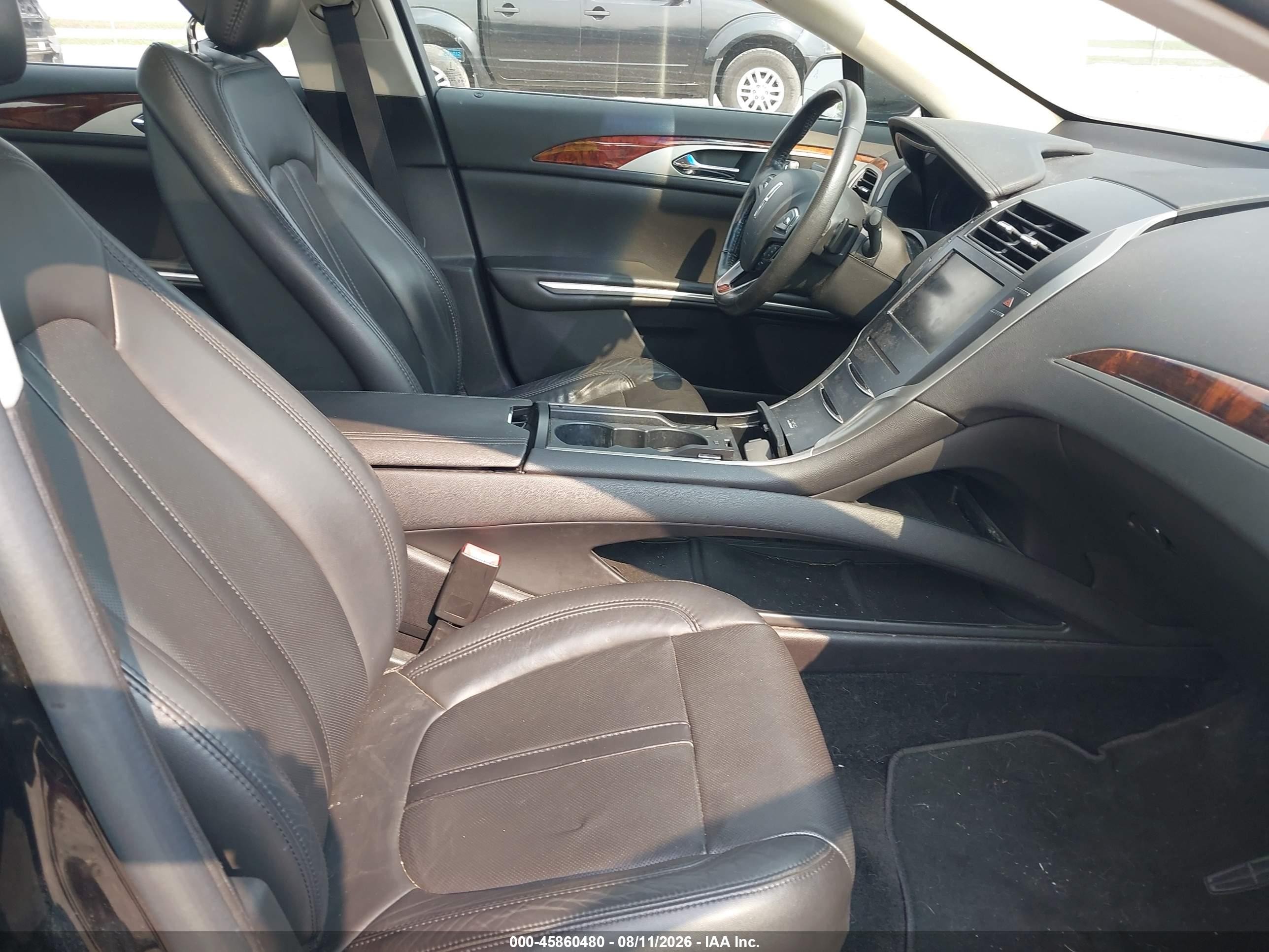 2013 Lincoln Mkz   Черный vin: 3LN6L2J92DR825842