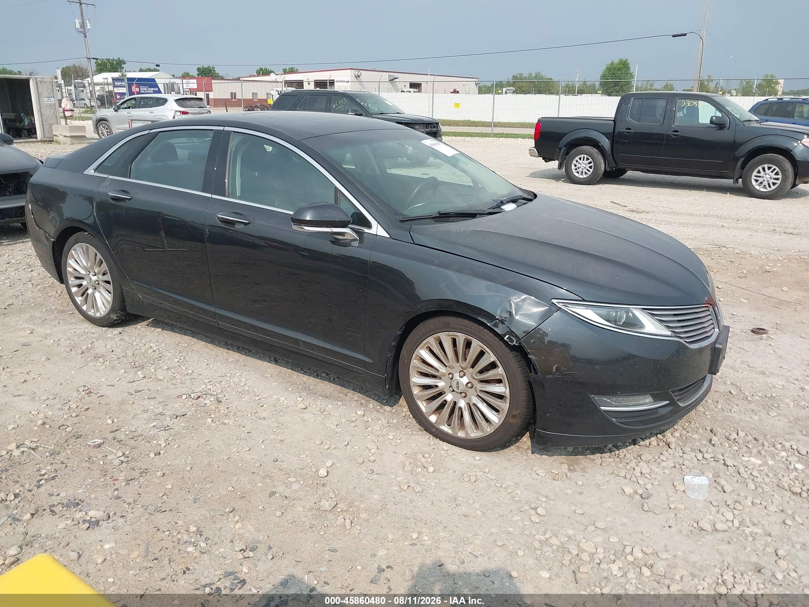 2013 Lincoln Mkz   Black vin: 3LN6L2J92DR825842