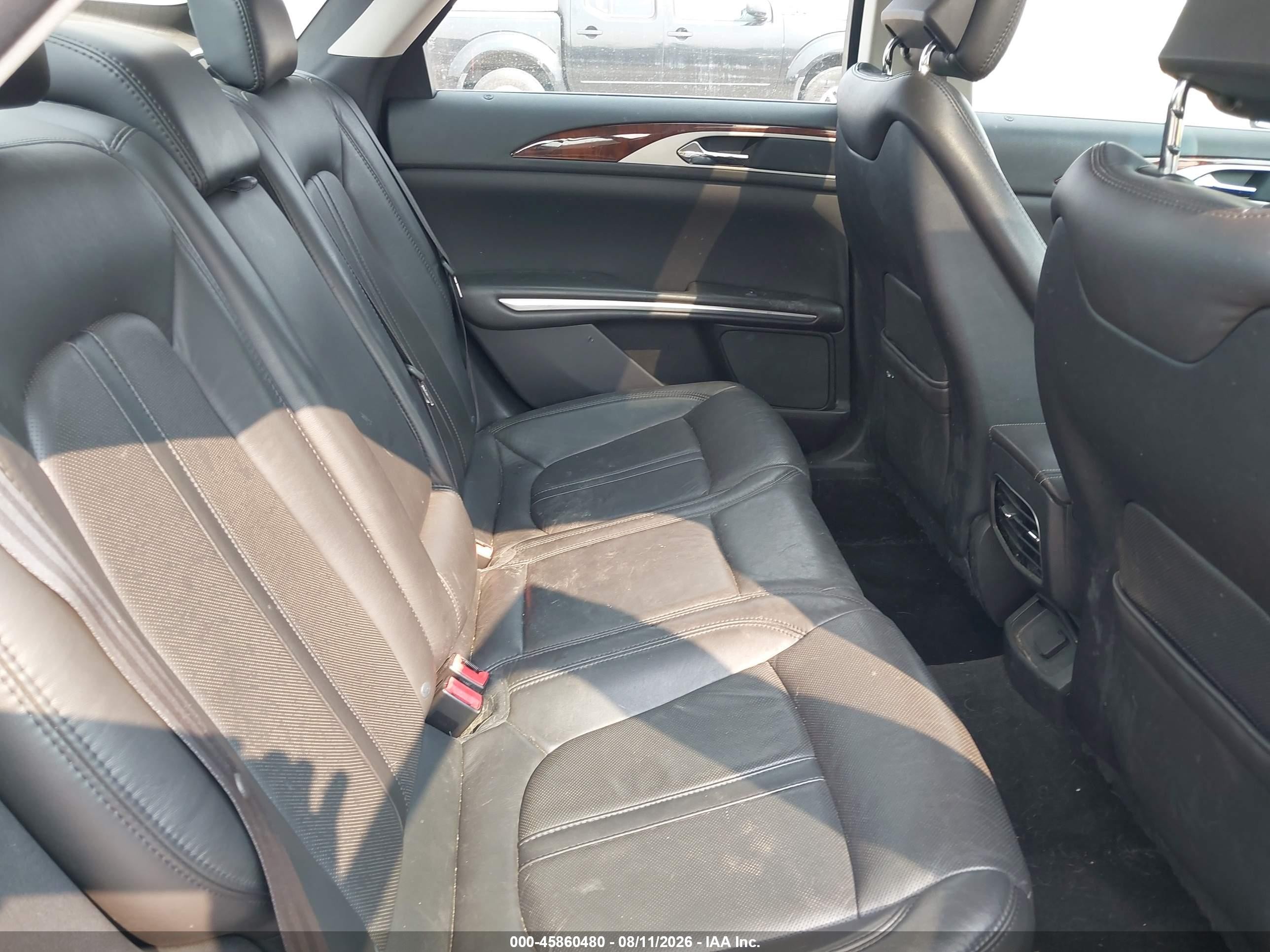 2013 Lincoln Mkz   Черный vin: 3LN6L2J92DR825842