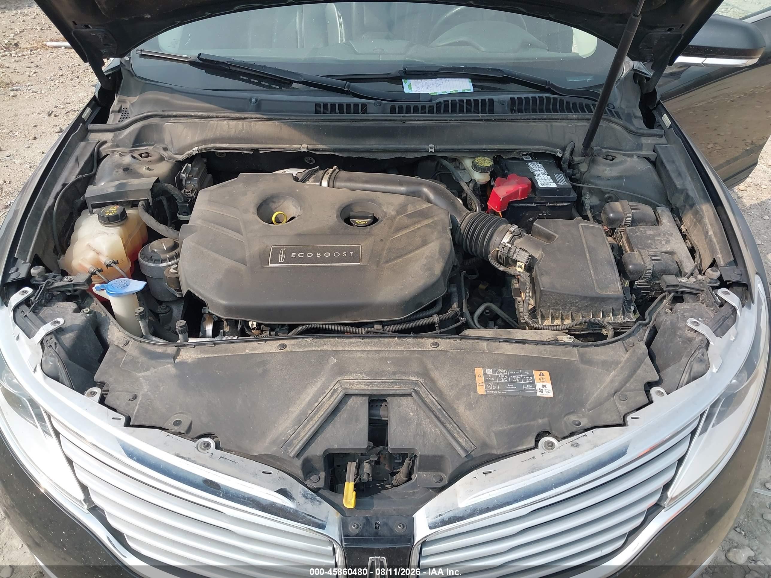 2013 Lincoln Mkz   Черный vin: 3LN6L2J92DR825842