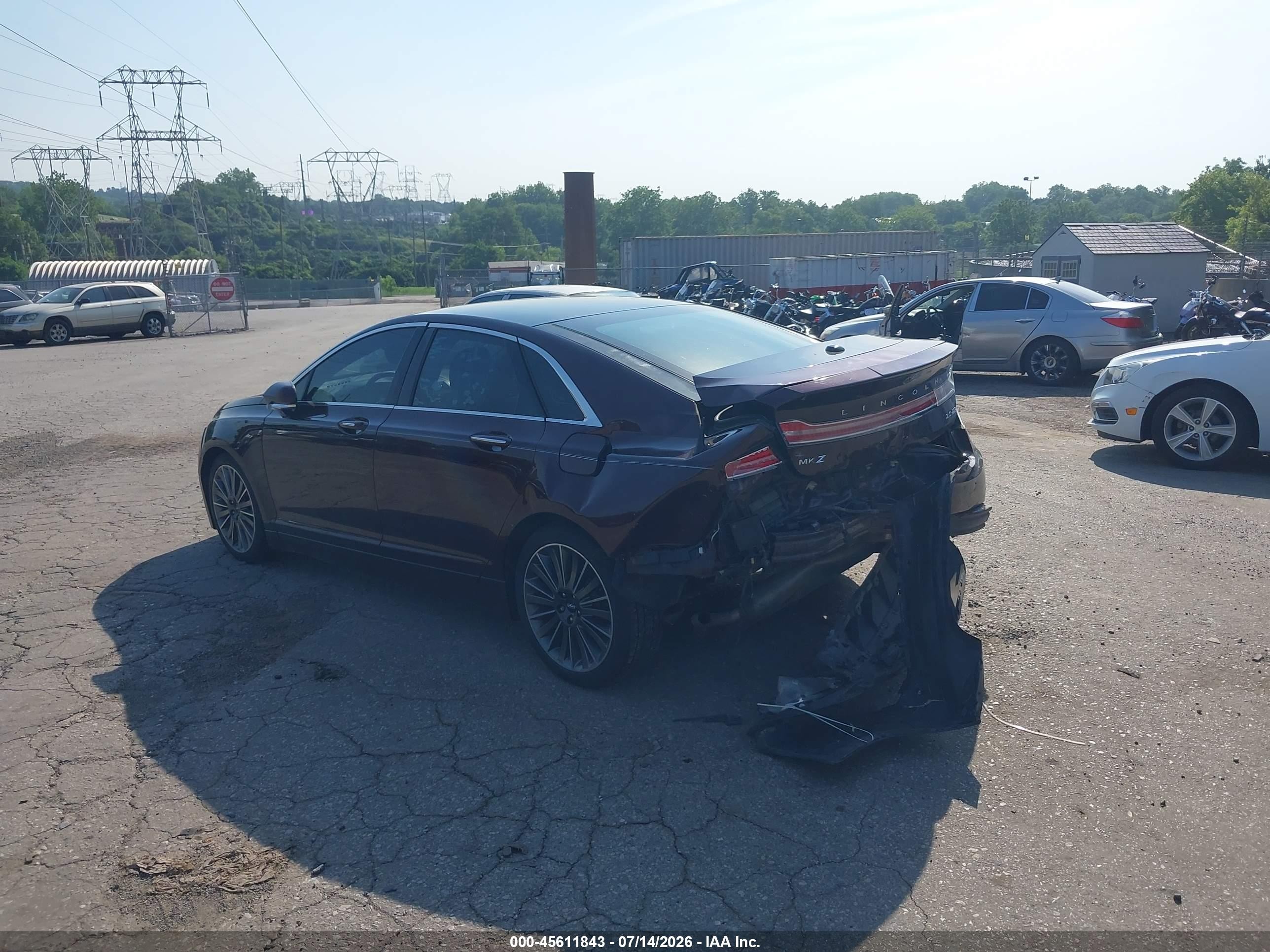 2013 Lincoln Mkz   Burgundy vin: 3LN6L2J92DR827932
