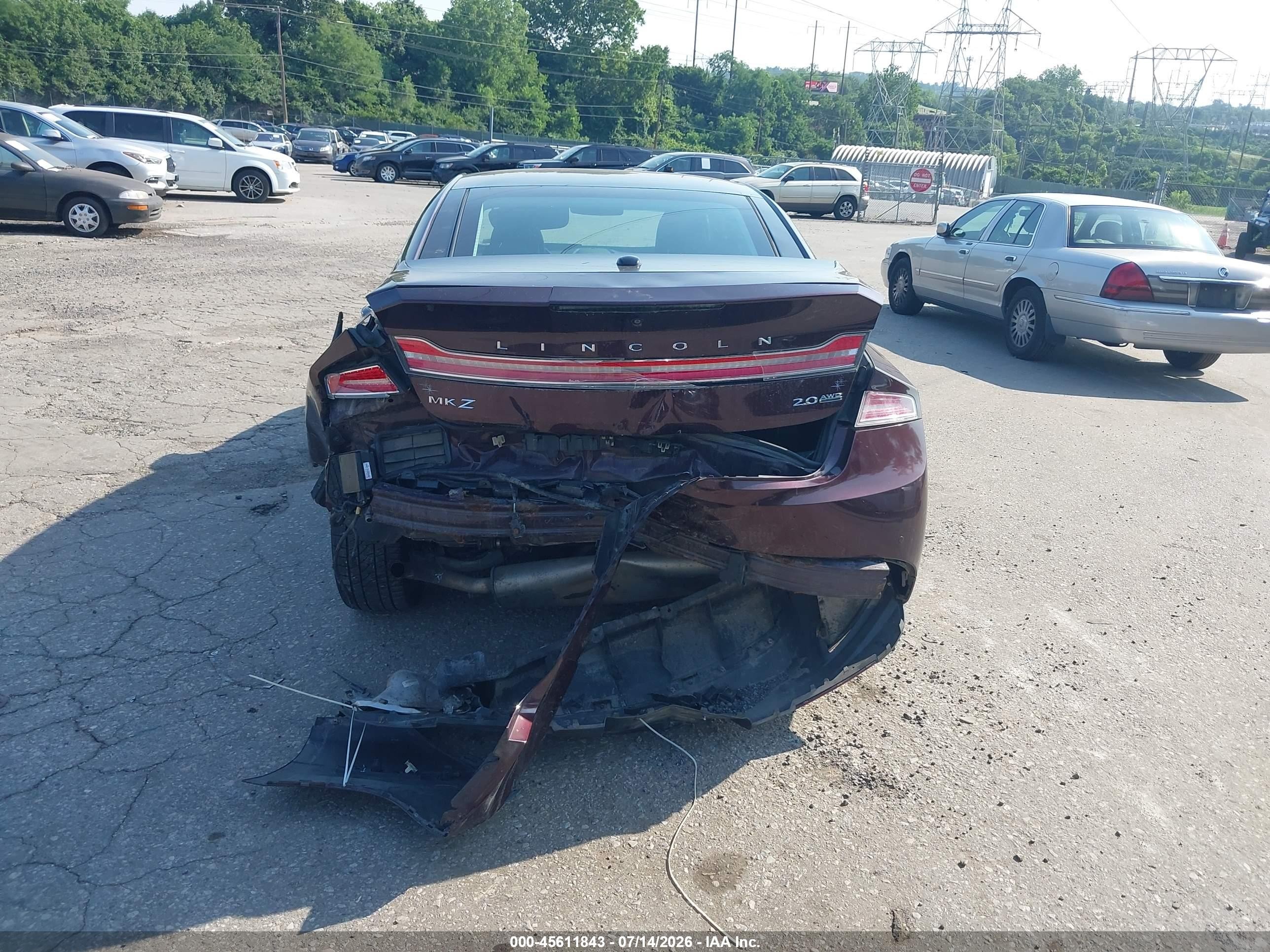 2013 Lincoln Mkz   Burgundy vin: 3LN6L2J92DR827932