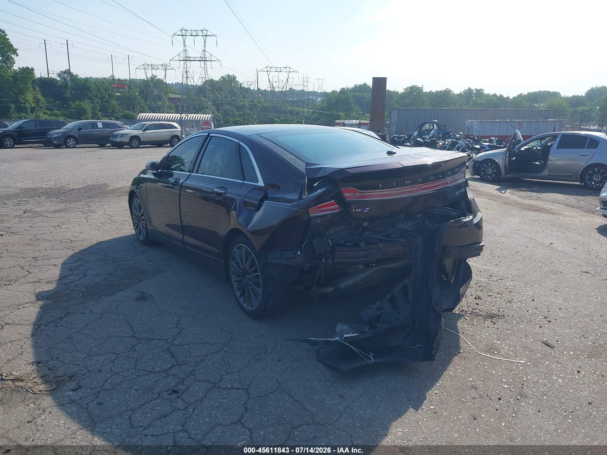 2013 Lincoln Mkz   Burgundy vin: 3LN6L2J92DR827932