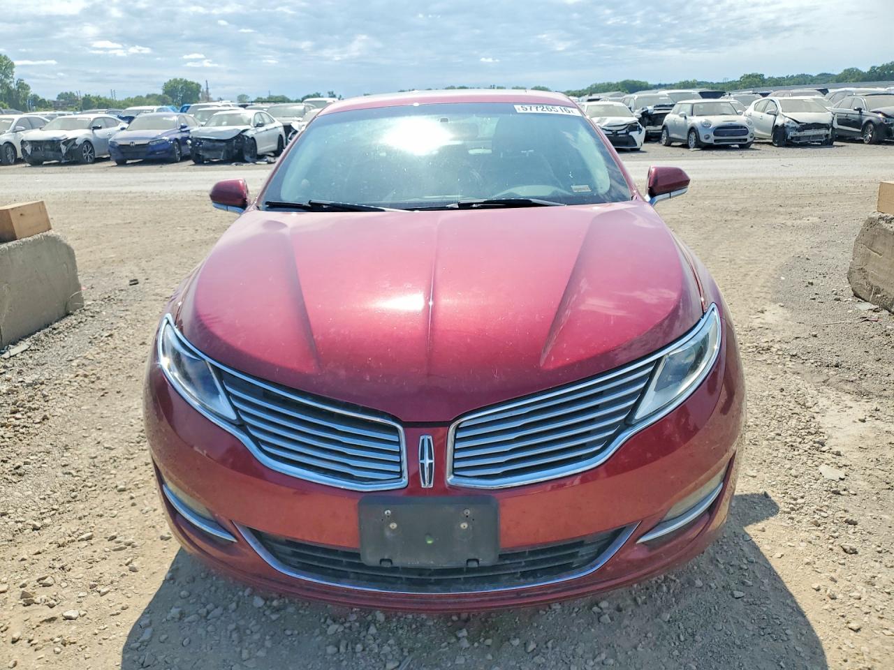 2013 Lincoln Mkz Maroon vin: 3LN6L2J93DR800724
