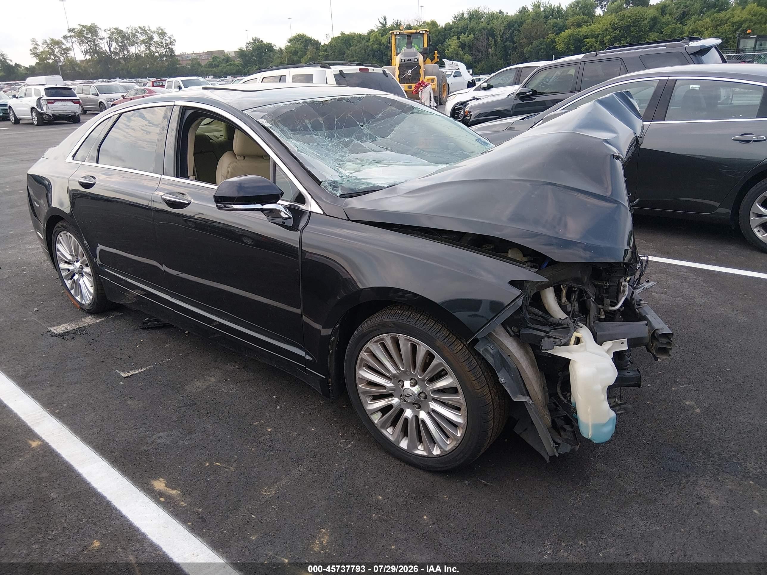 2013 Lincoln Mkz   Black vin: 3LN6L2J93DR817250