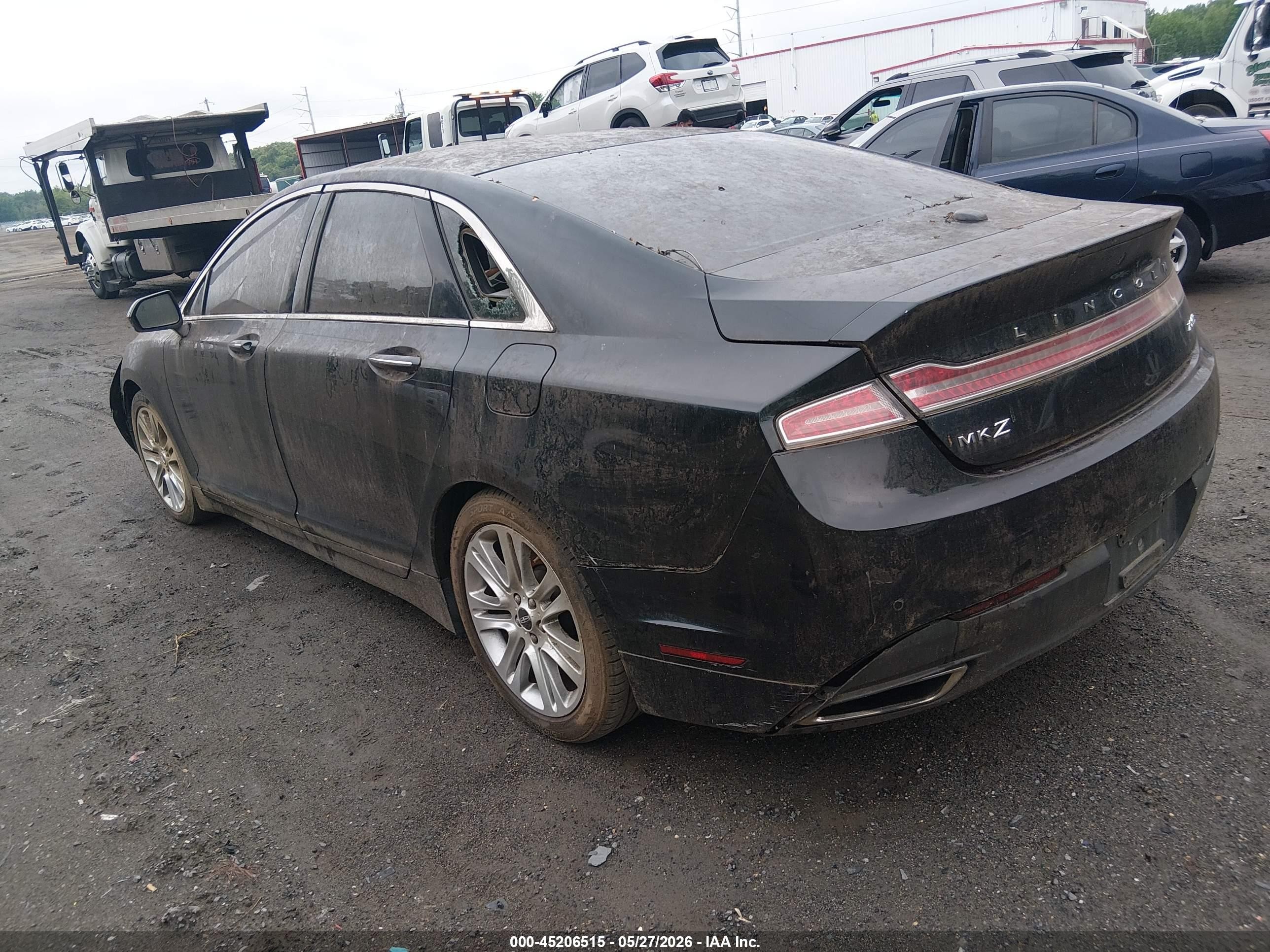2014 Lincoln Mkz   Blue vin: 3LN6L2J93ER801230