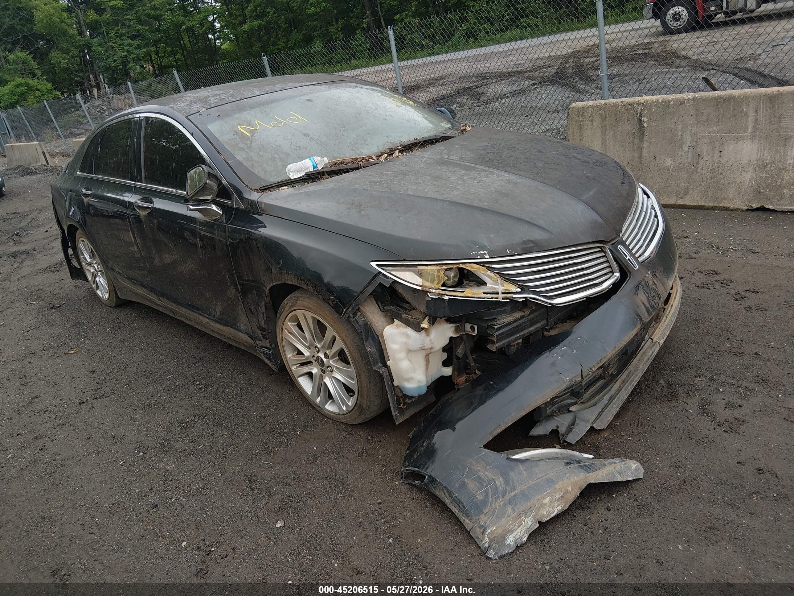 2014 Lincoln Mkz   Blue vin: 3LN6L2J93ER801230