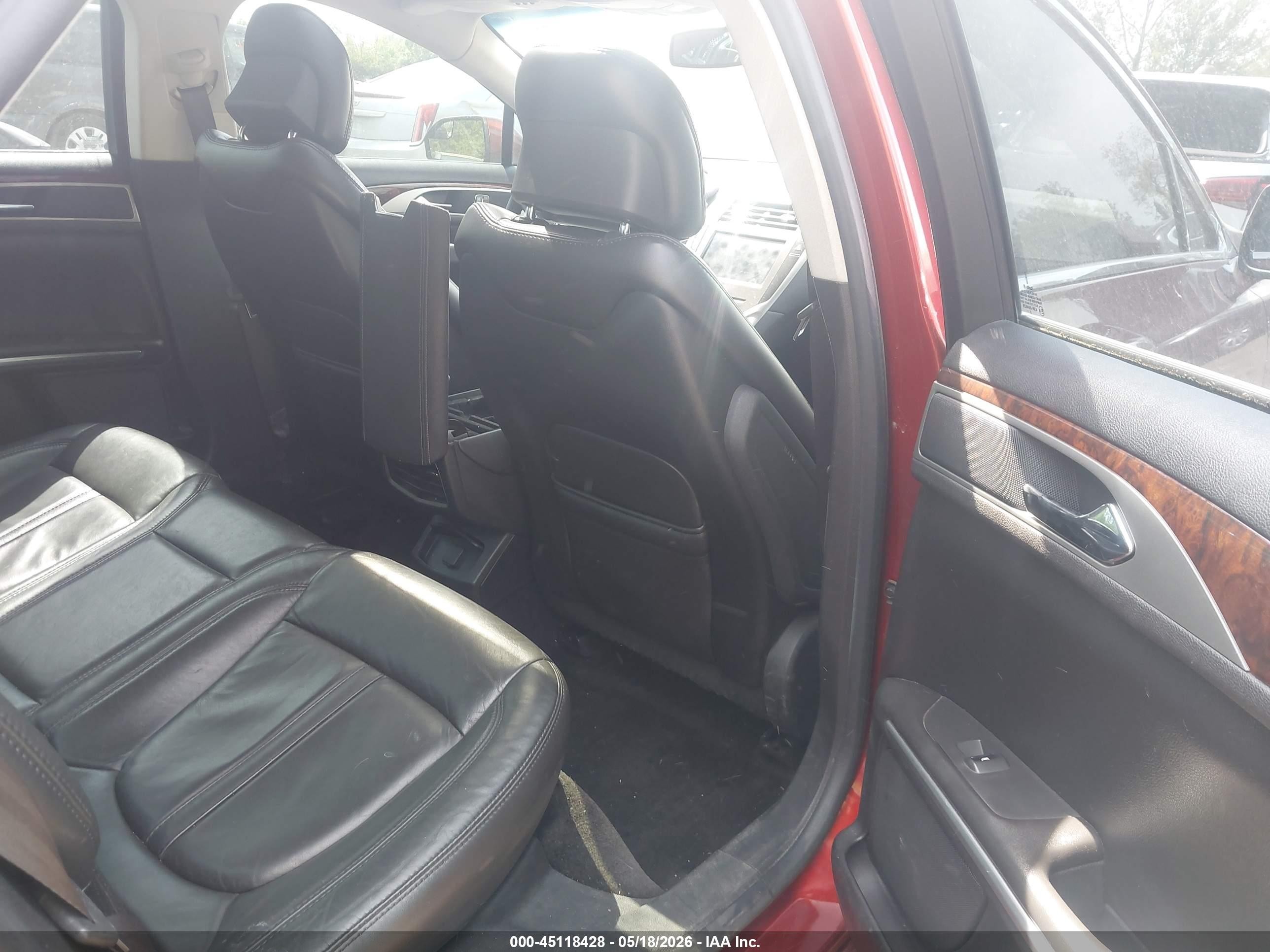 2014 Lincoln Mkz   Orange vin: 3LN6L2J93ER812633
