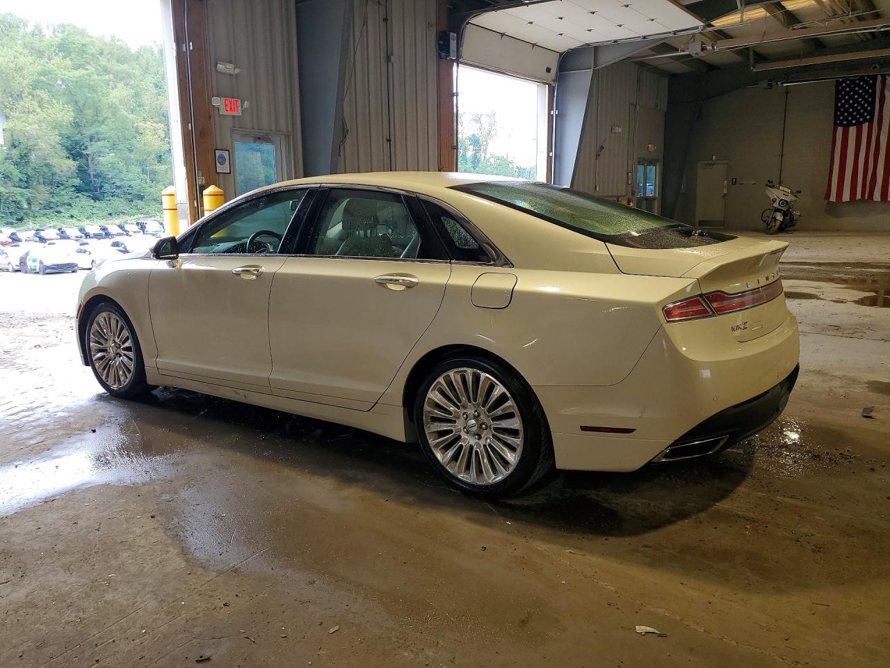 2014 Lincoln Mkz Cream vin: 3LN6L2J93ER813474