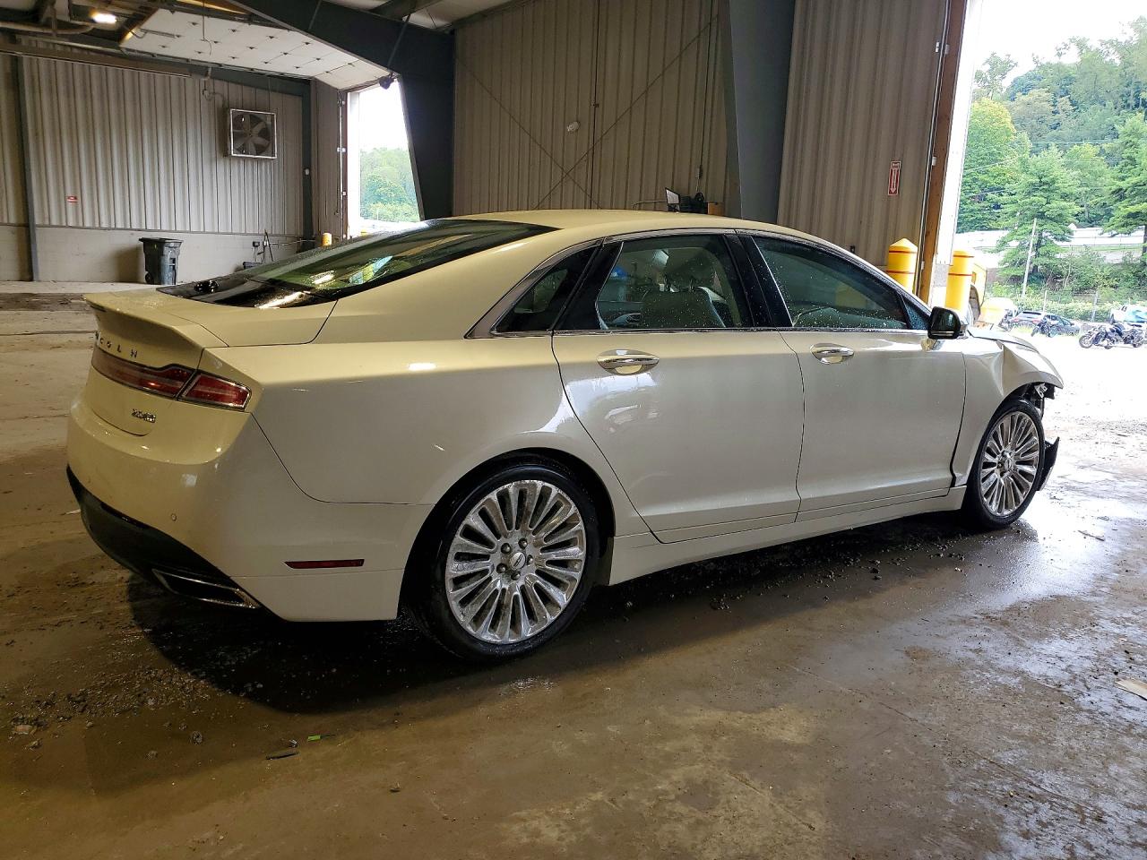 2014 Lincoln Mkz Cream vin: 3LN6L2J93ER813474