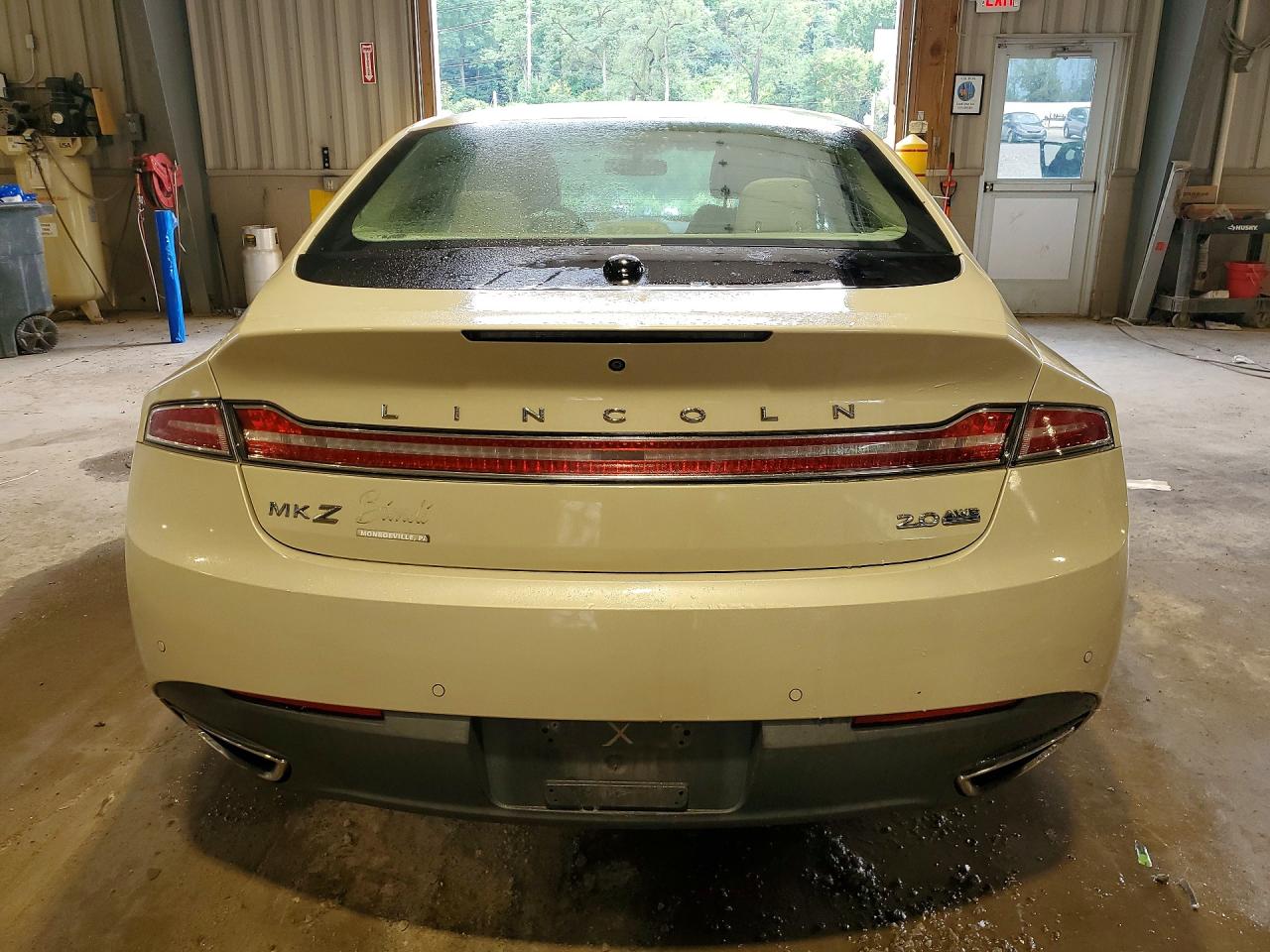 2014 Lincoln Mkz Cream vin: 3LN6L2J93ER813474