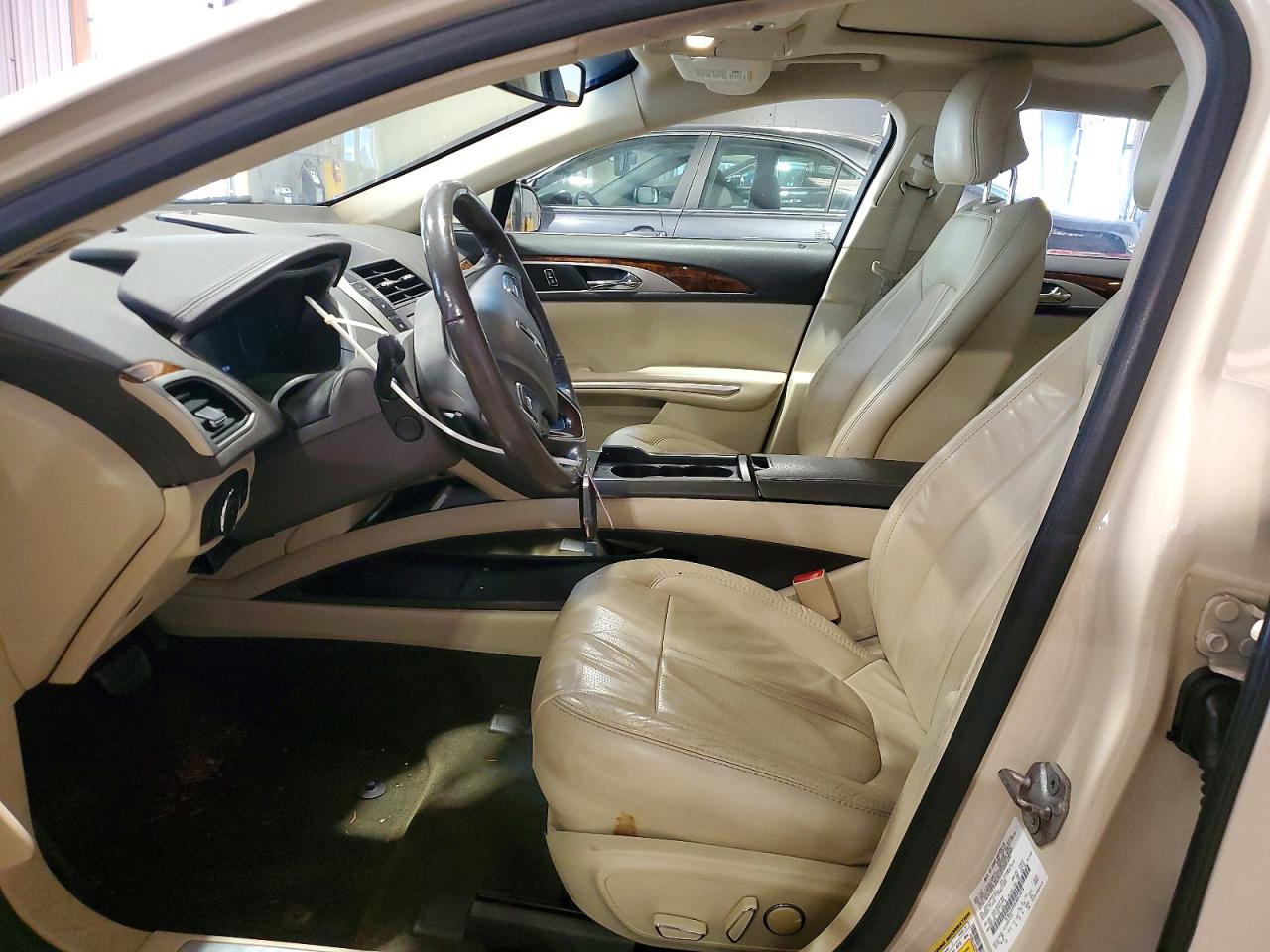 2014 Lincoln Mkz Cream vin: 3LN6L2J93ER813474