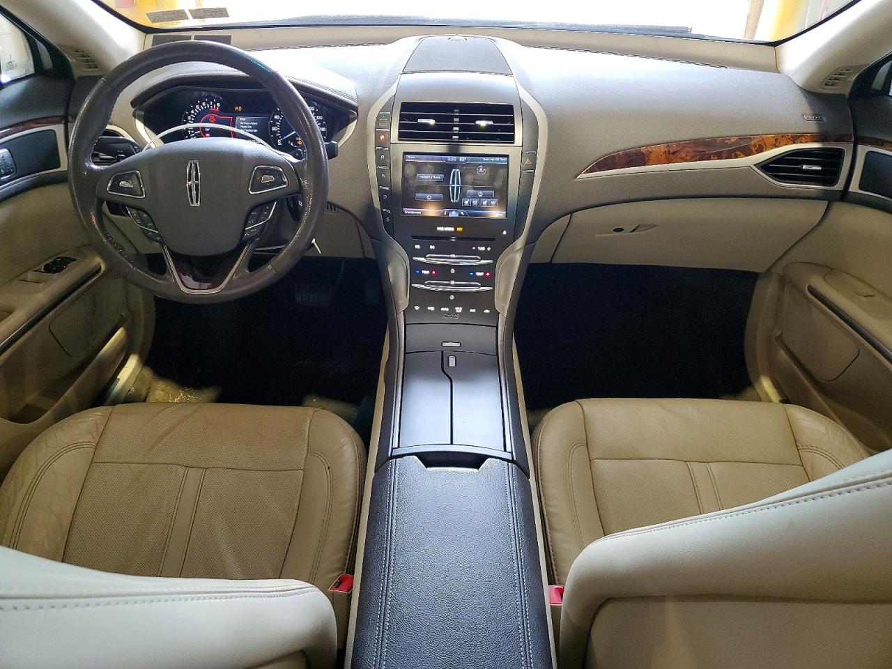 2014 Lincoln Mkz Cream vin: 3LN6L2J93ER813474