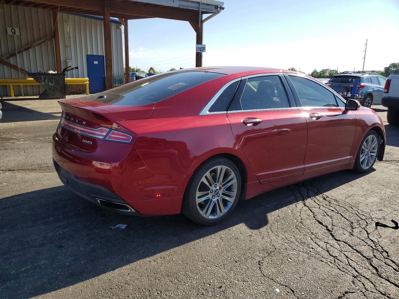 2015 Lincoln Mkz Red vin: 3LN6L2J93FR601806
