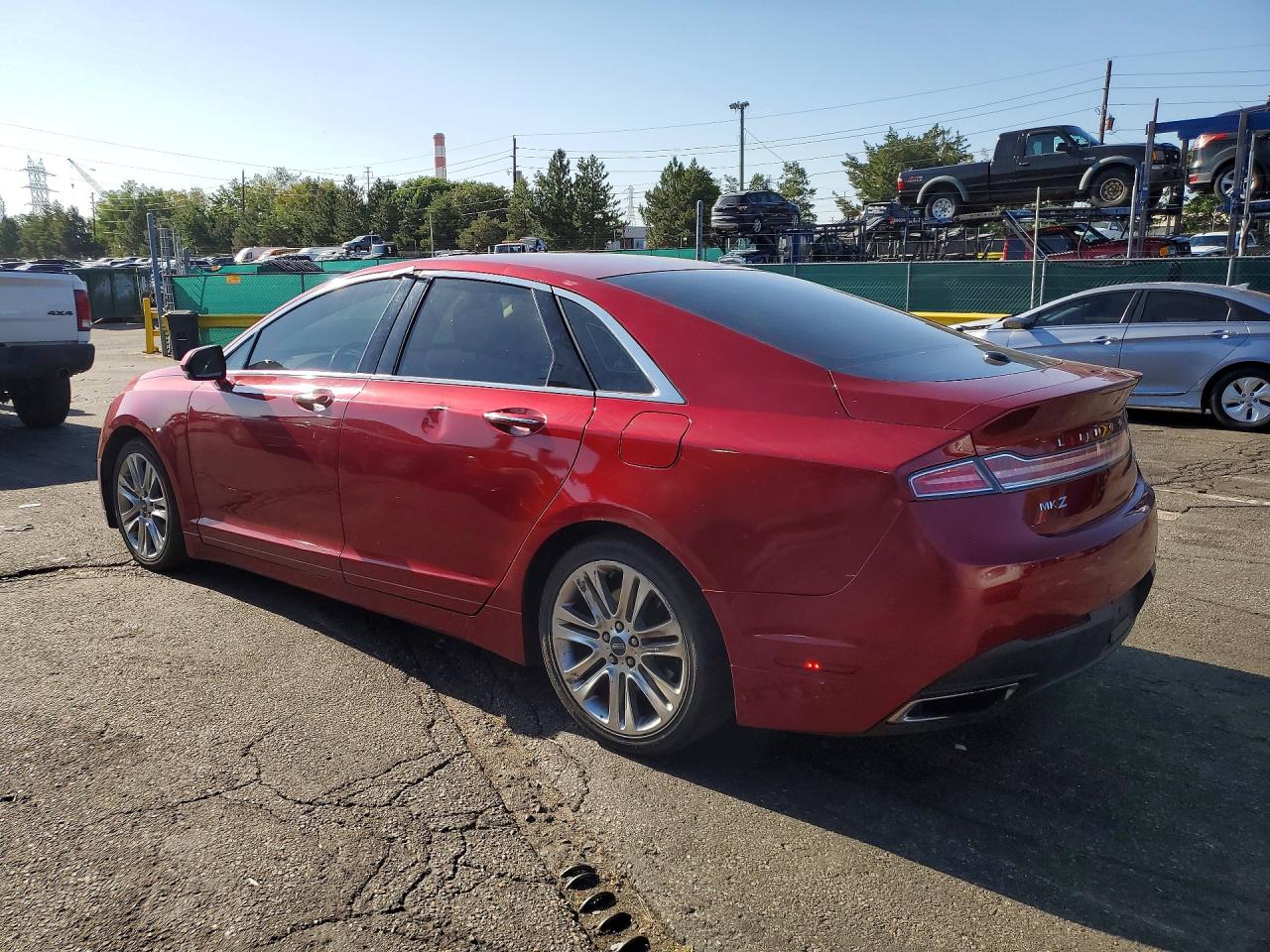 2015 Lincoln Mkz Red vin: 3LN6L2J93FR601806