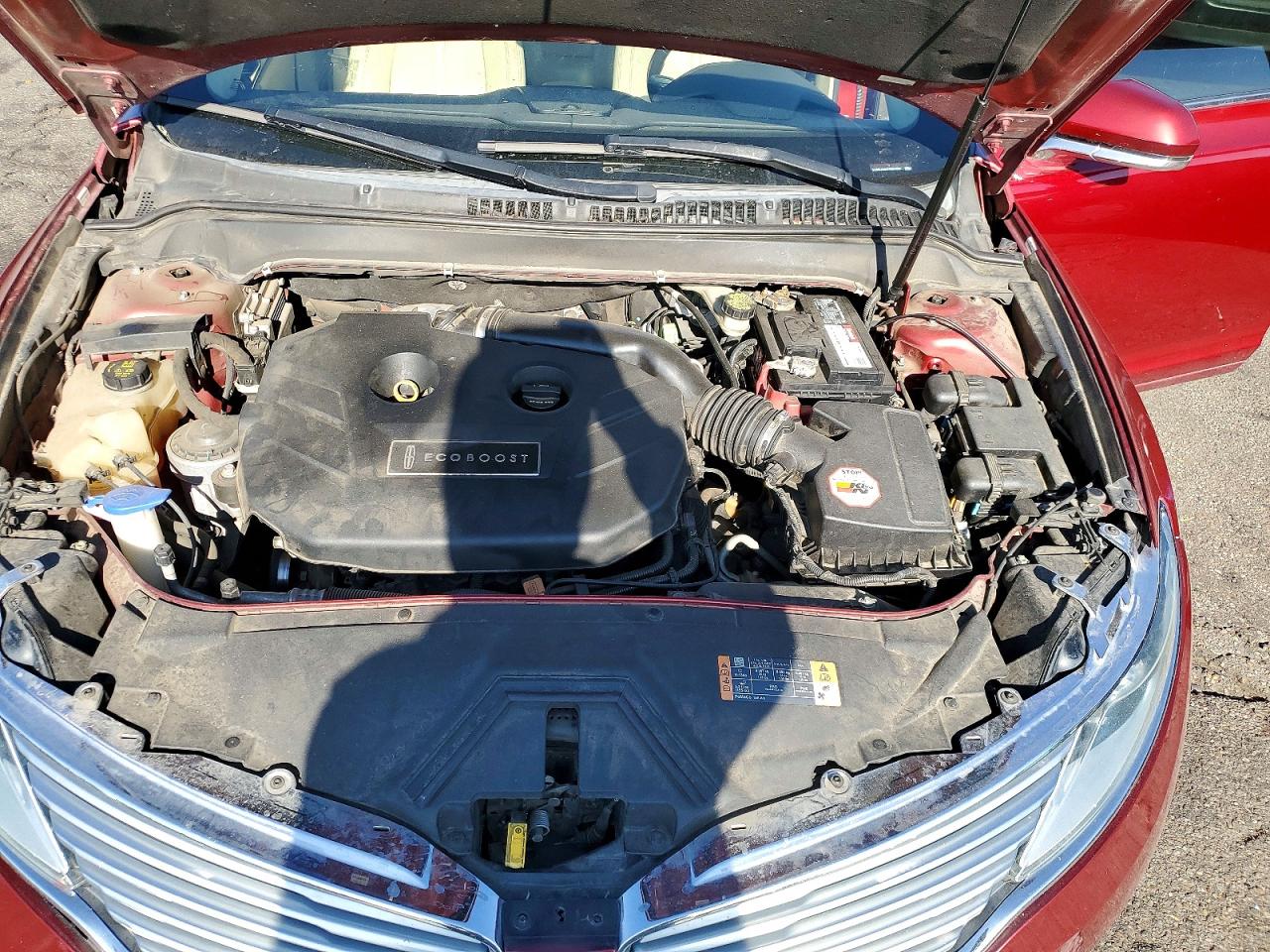 2015 Lincoln Mkz Red vin: 3LN6L2J93FR601806