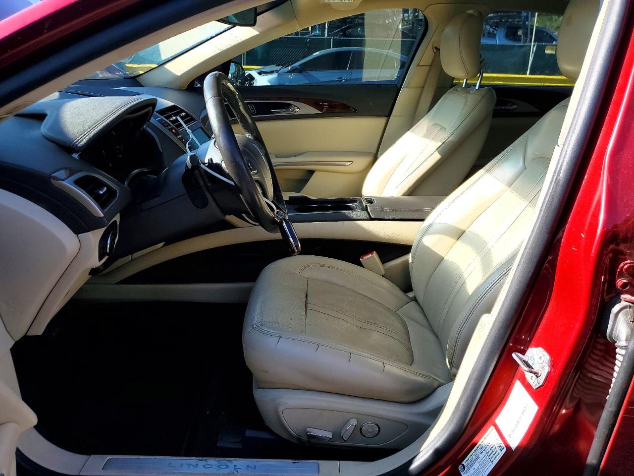 2015 Lincoln Mkz Red vin: 3LN6L2J93FR601806