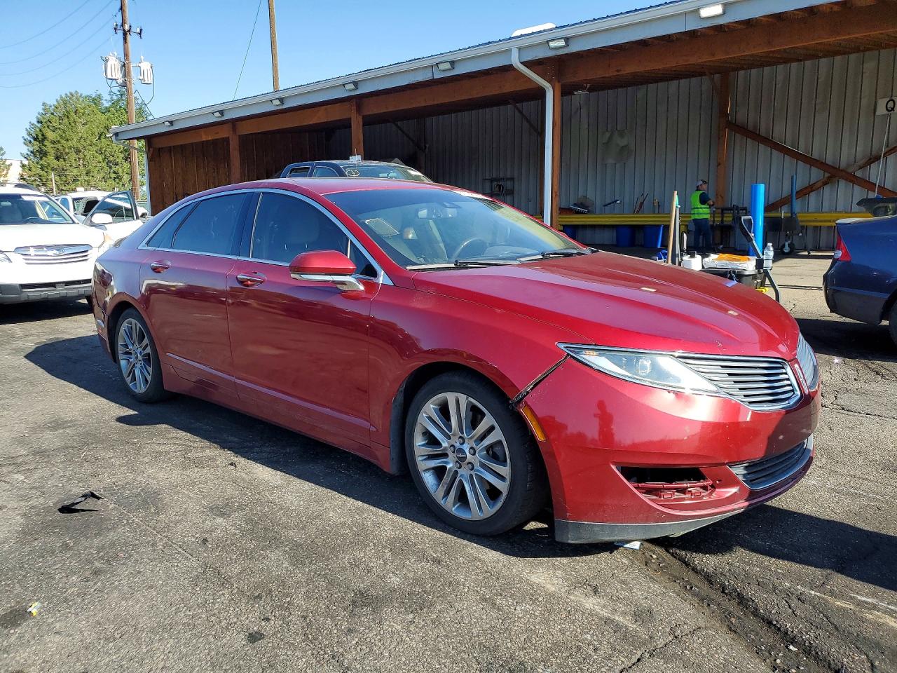 2015 Lincoln Mkz Red vin: 3LN6L2J93FR601806