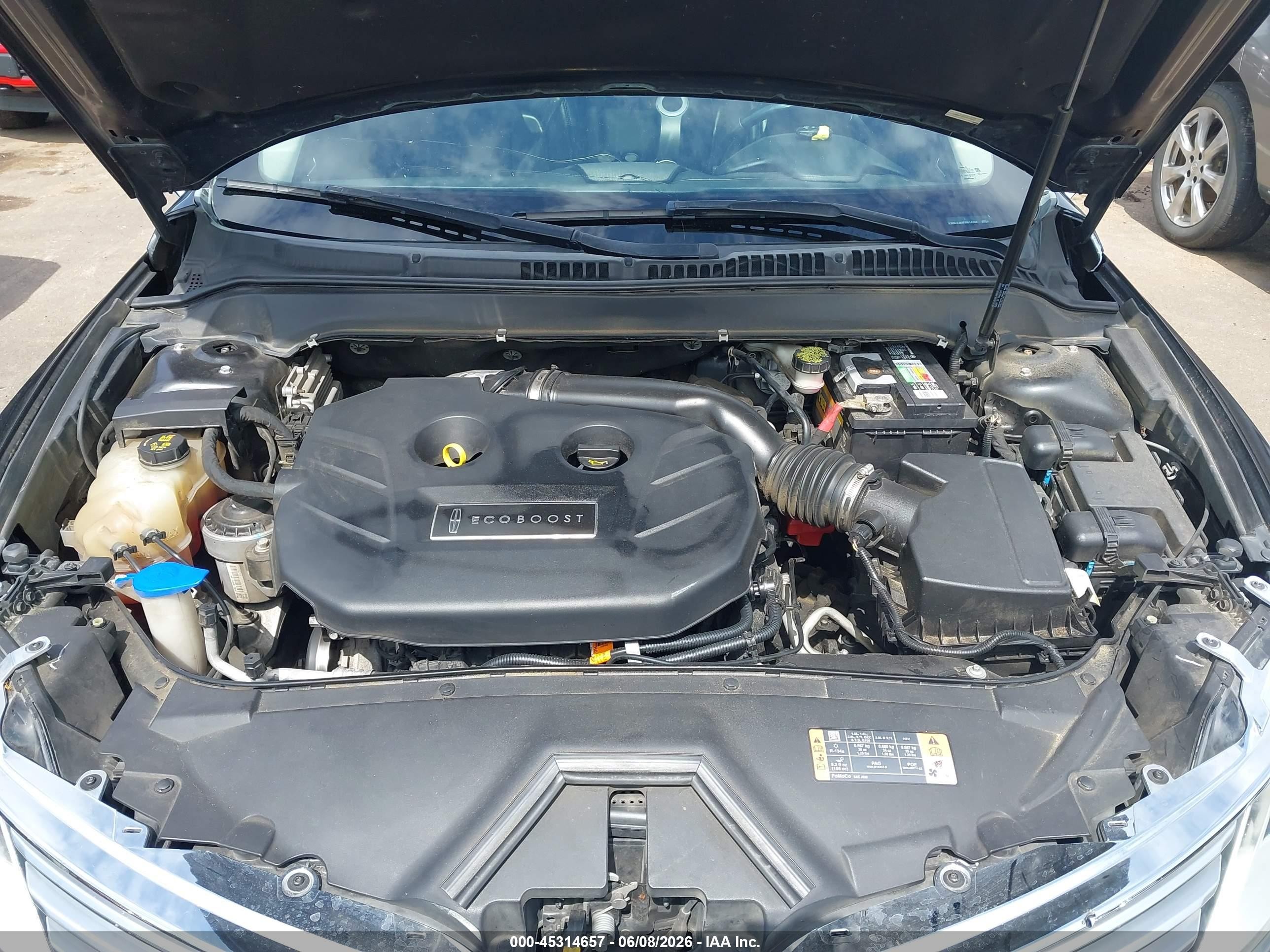 2015 Lincoln Mkz   Черный vin: 3LN6L2J93FR614152