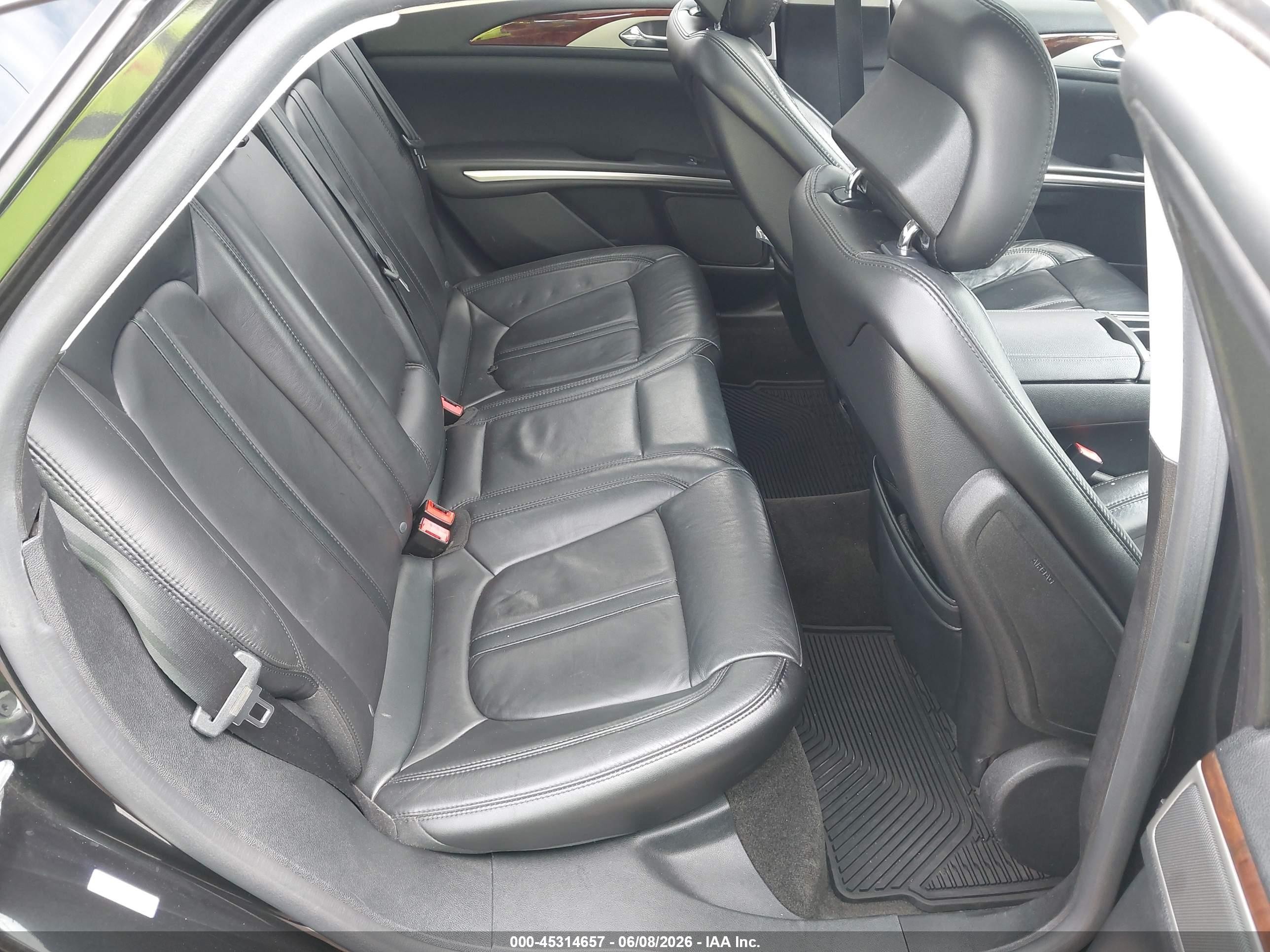 2015 Lincoln Mkz   Черный vin: 3LN6L2J93FR614152