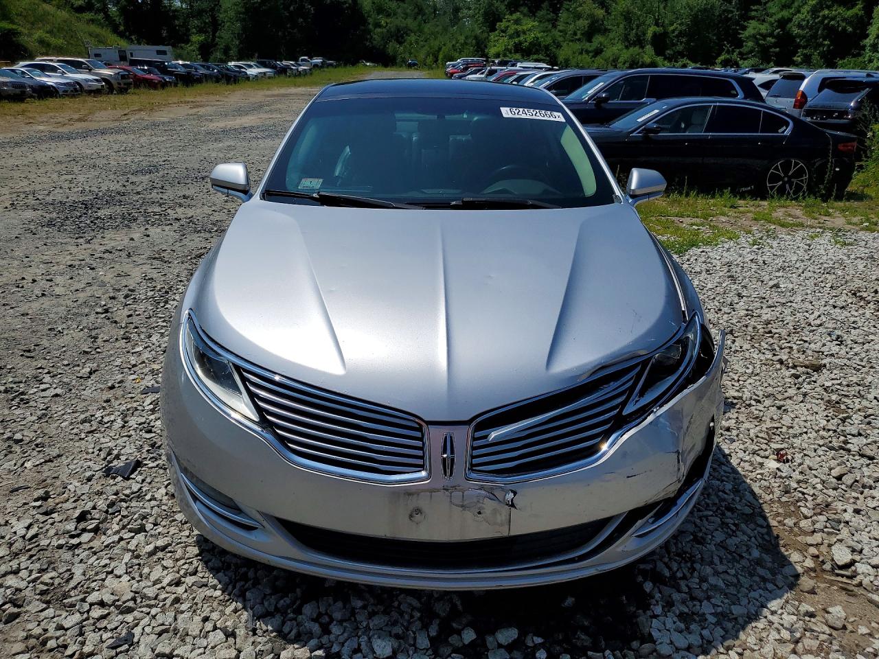 2015 Lincoln Mkz Серебряный vin: 3LN6L2J93FR616533