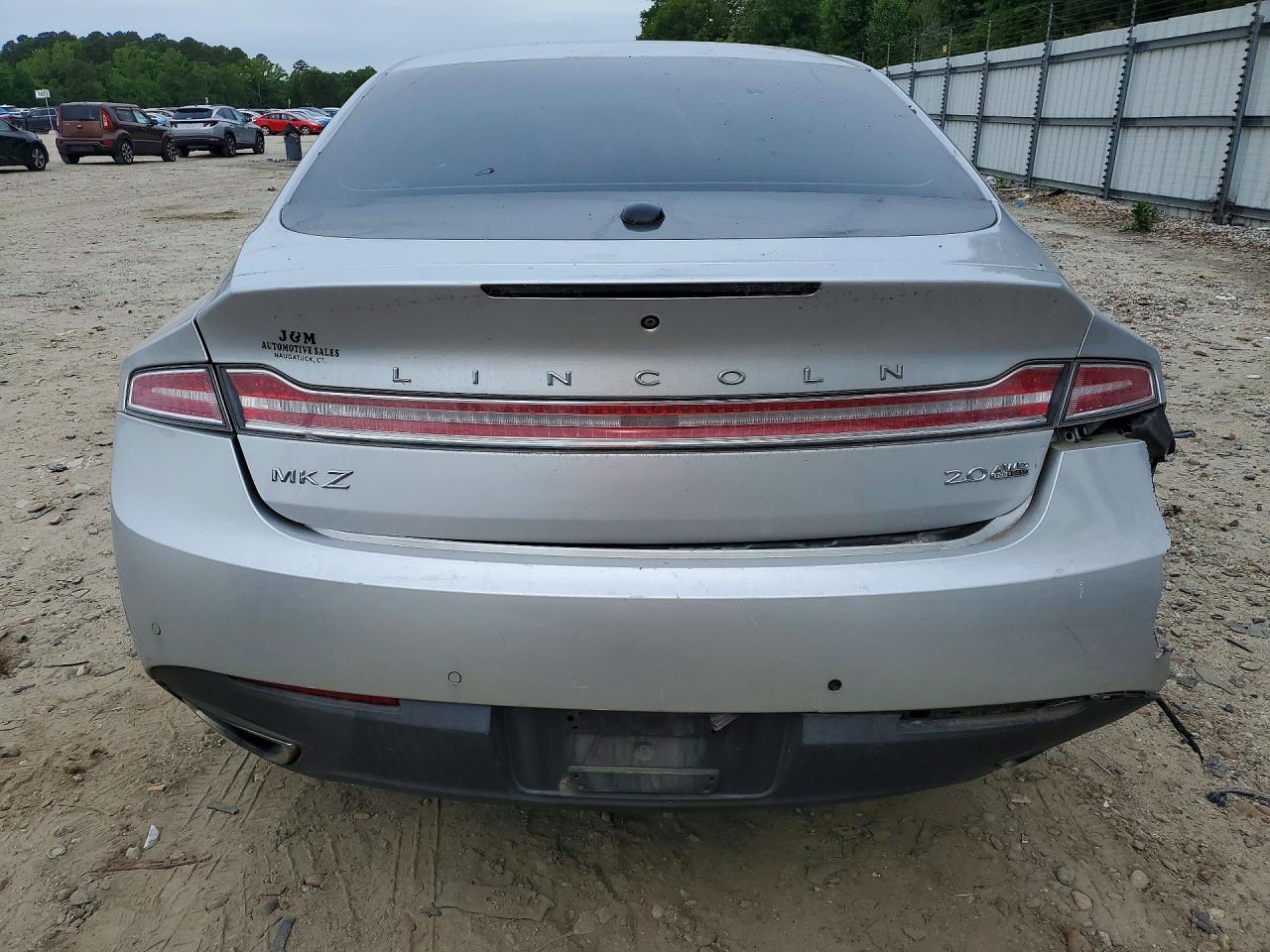 2015 Lincoln Mkz Silver vin: 3LN6L2J93FR620016