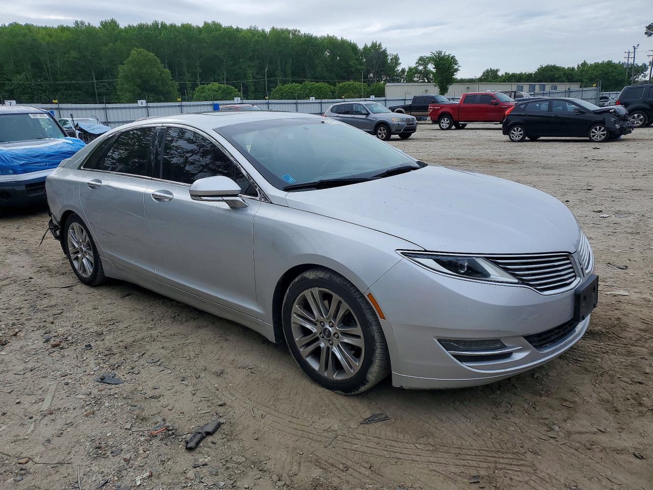 2015 Lincoln Mkz Silver vin: 3LN6L2J93FR620016