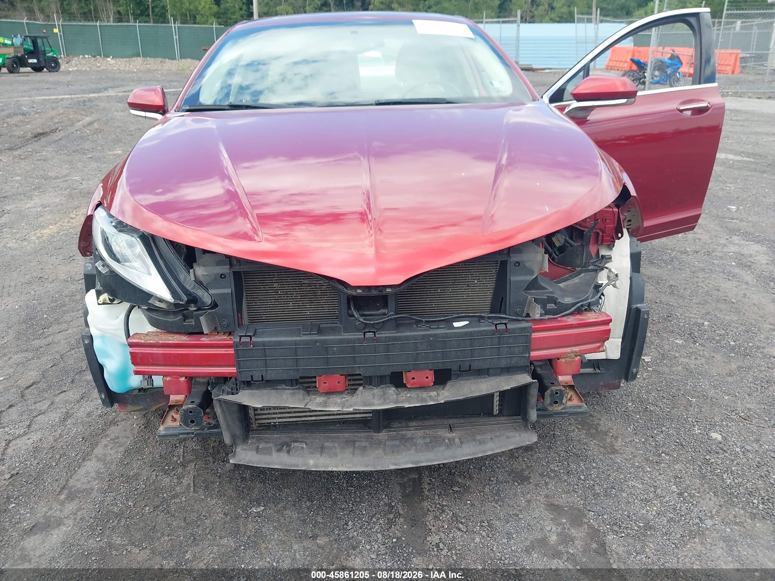 2013 Lincoln Mkz   Red vin: 3LN6L2J94DR803504