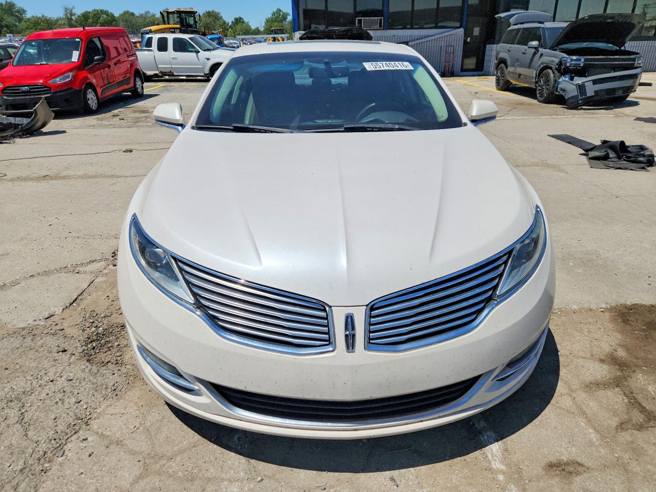 2014 Lincoln Mkz White vin: 3LN6L2J94ER817176