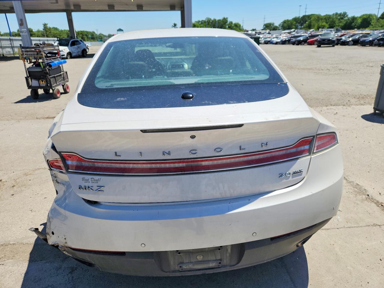 2014 Lincoln Mkz White vin: 3LN6L2J94ER817176