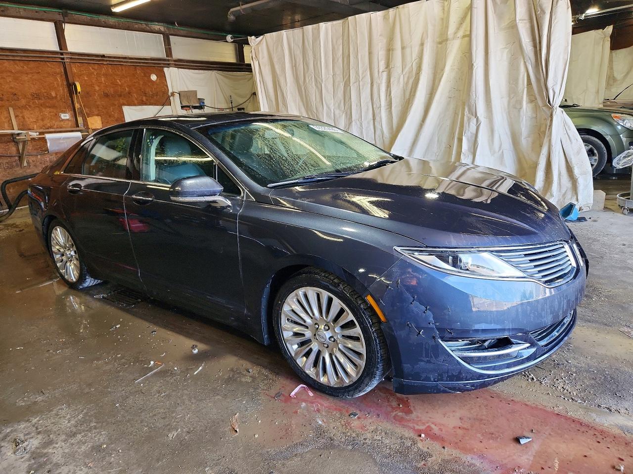 2014 Lincoln Mkz Blue vin: 3LN6L2J94ER829098