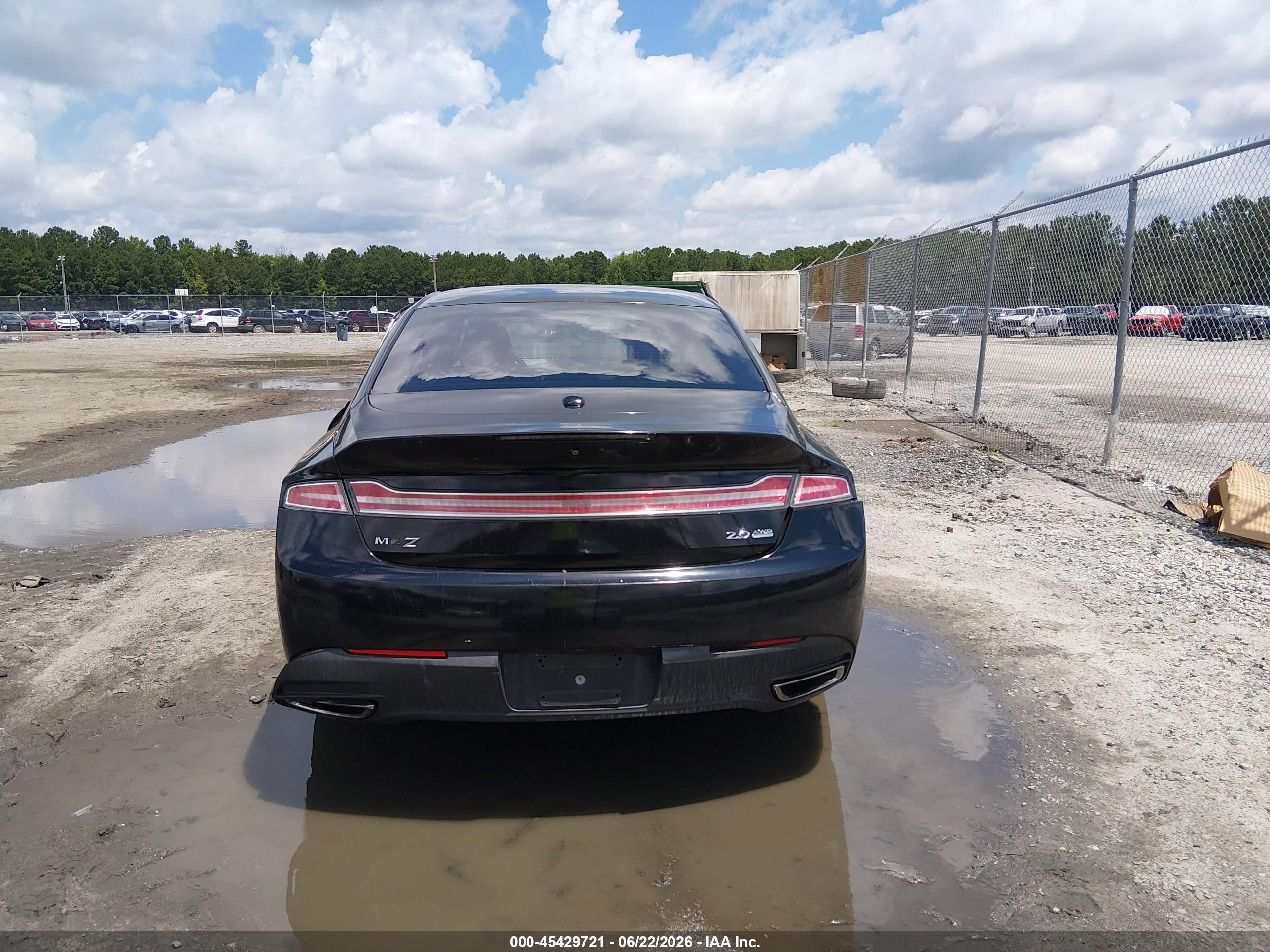 2014 Lincoln Mkz   Black vin: 3LN6L2J94ER830784