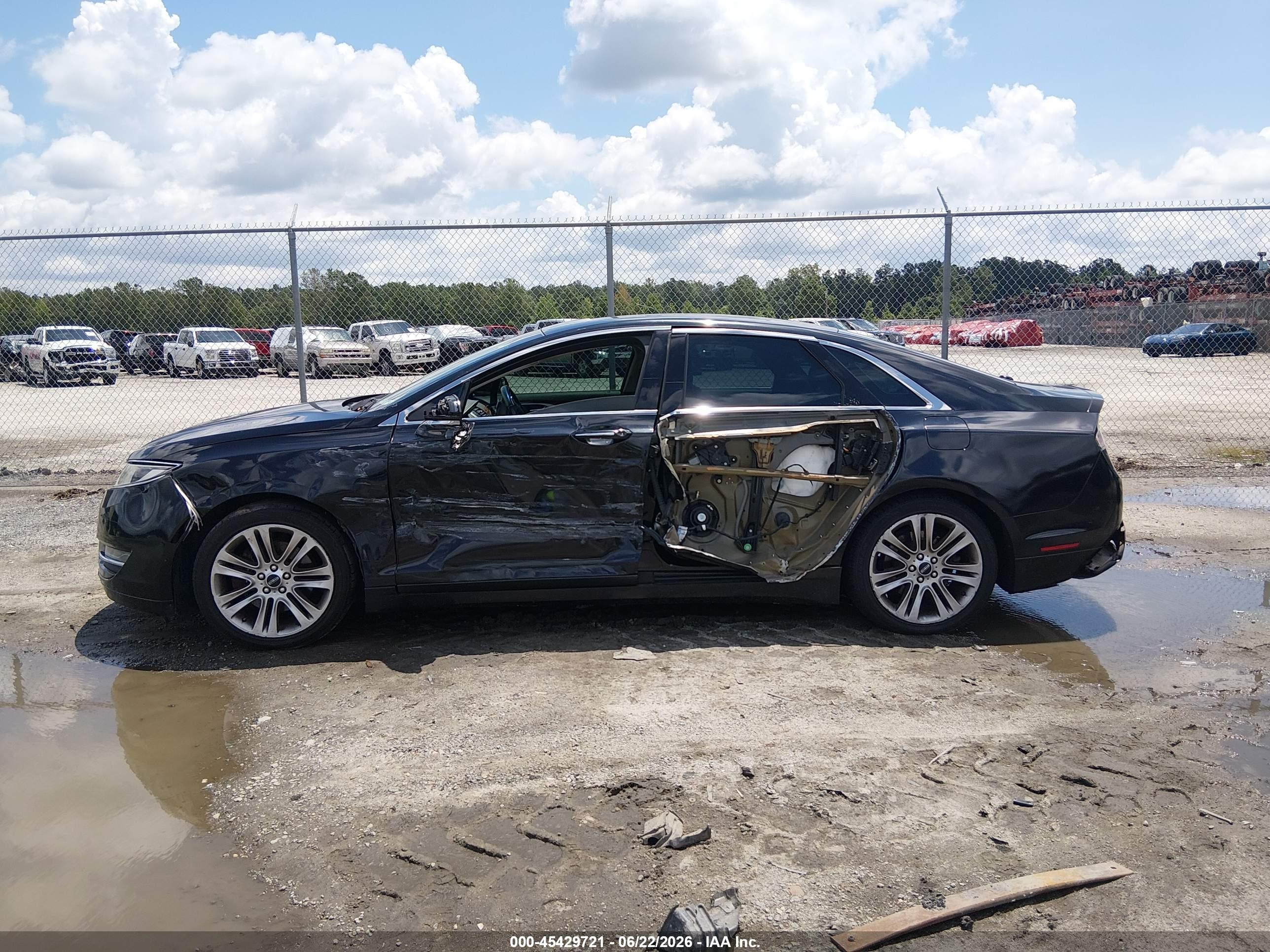 2014 Lincoln Mkz   Black vin: 3LN6L2J94ER830784