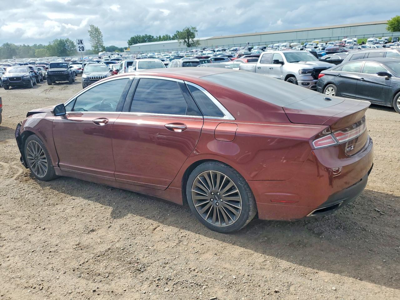 2015 Lincoln Mkz Бордовый vin: 3LN6L2J94FR604388